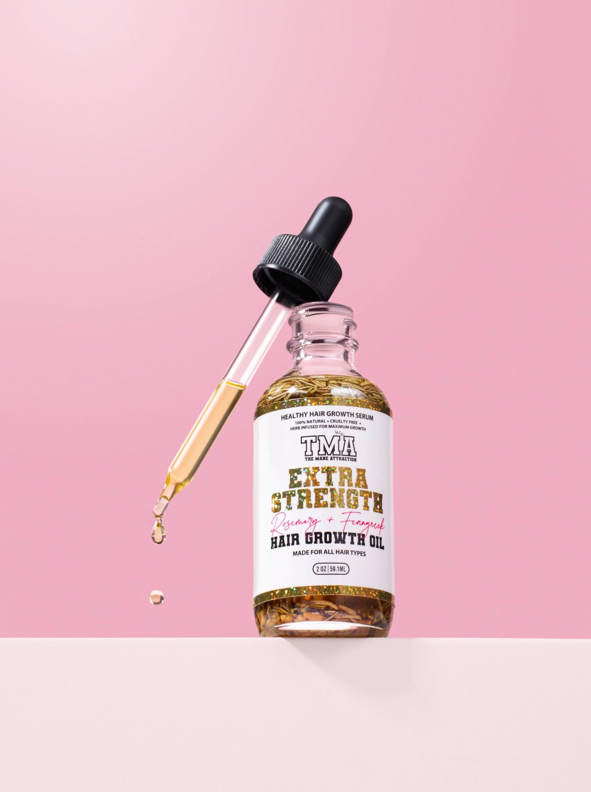 The Mane Attraction Extra Strength Herbal Hair Growth Oil 2 - The Mane Attraction Official Imagery - 7