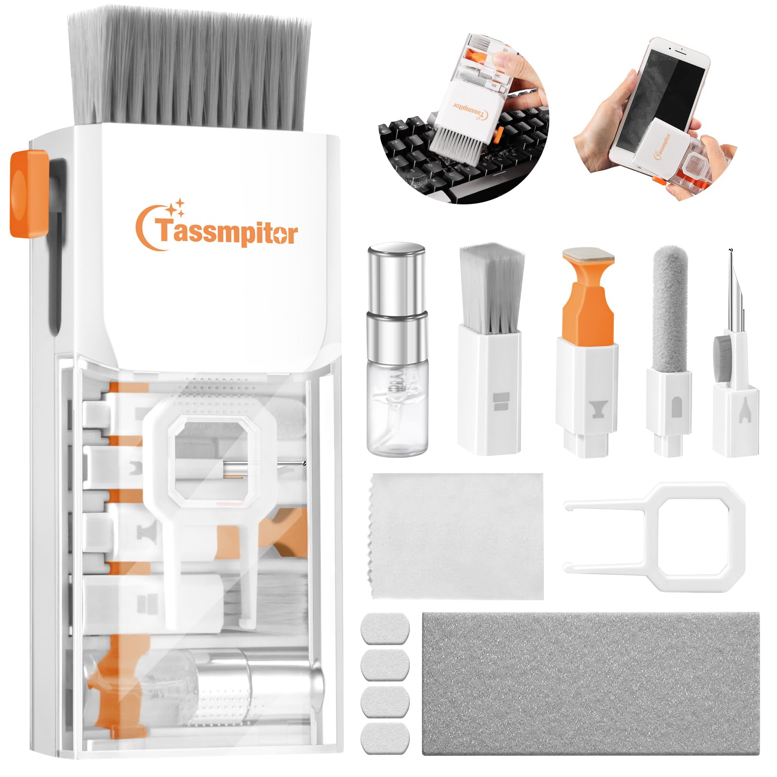 Tassmpitor All-in-1 Keyboard Cleaner Laptop Cleaning Kit,Computer by Tassmpitor - Angle View 1