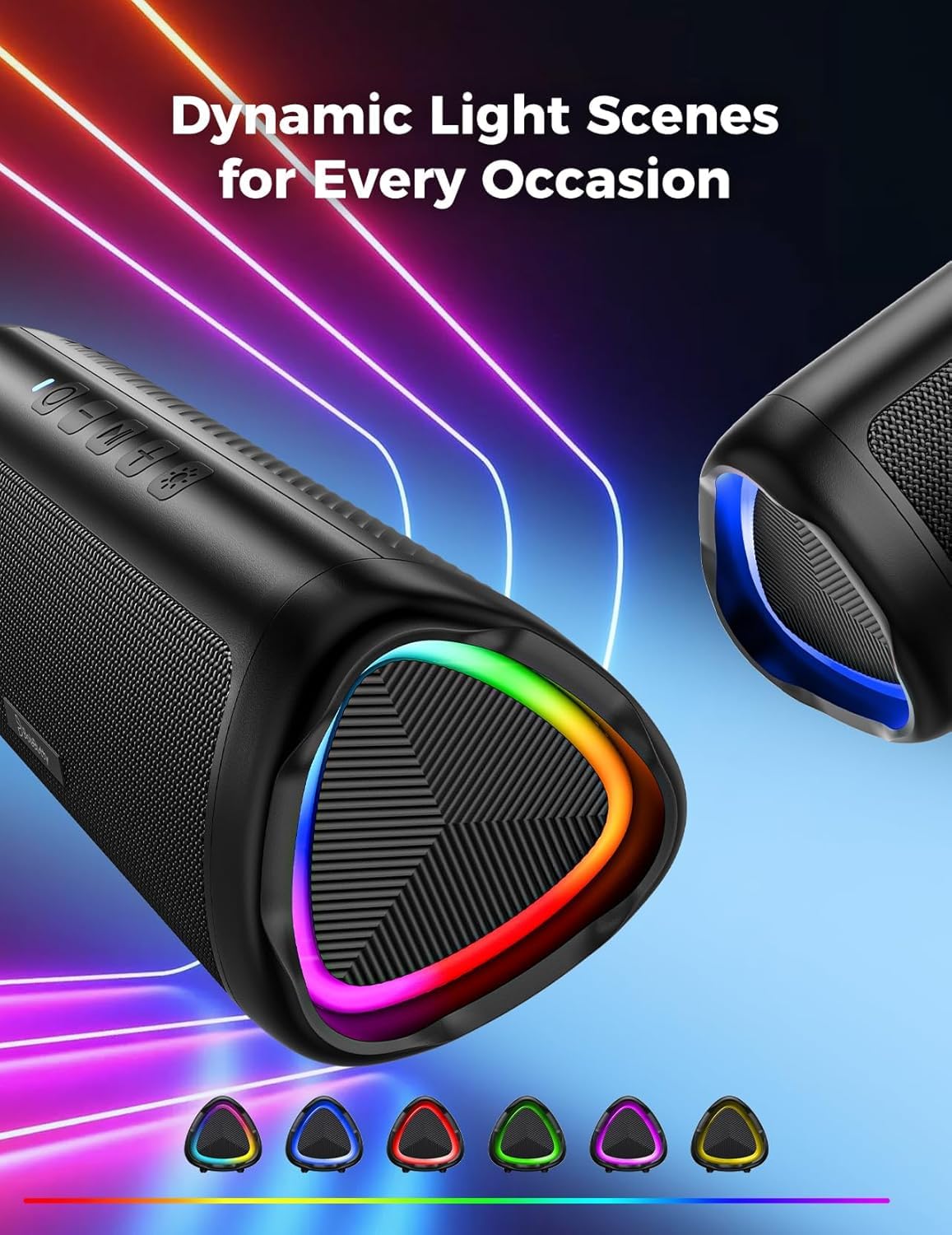 BolaButty Bluetooth Speaker, 20W HD Sound, Portable Wireless, IPX5 Wat - View 3
