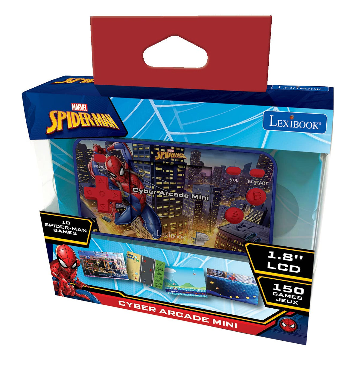 Lexibook Spider Man Arcade Pocket Console JL1895SP - LEXiBOOK Official Imagery - 5