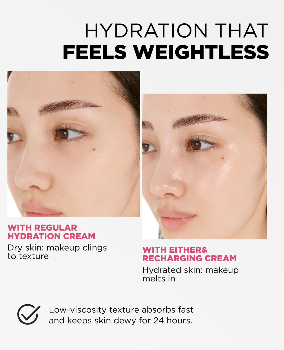 EITHER Collagen PDRN 365 Recharging Cream Day Night Face - EITHER& Official Imagery - 3