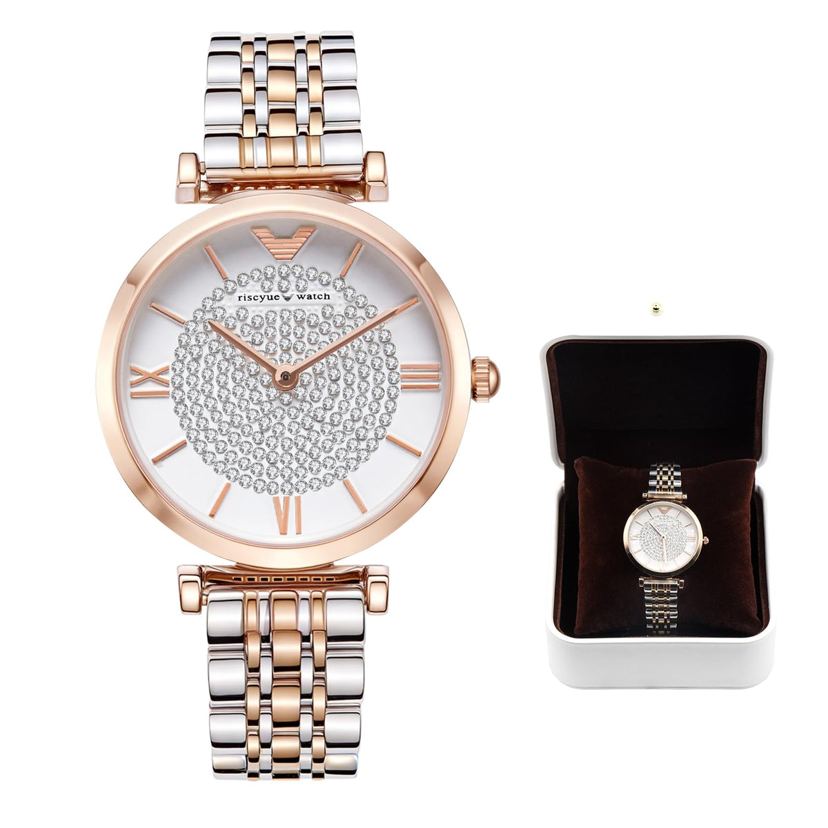 LEO RING Women s Luxury Crystal Diamond Watch - LEO RING Official Imagery - 1