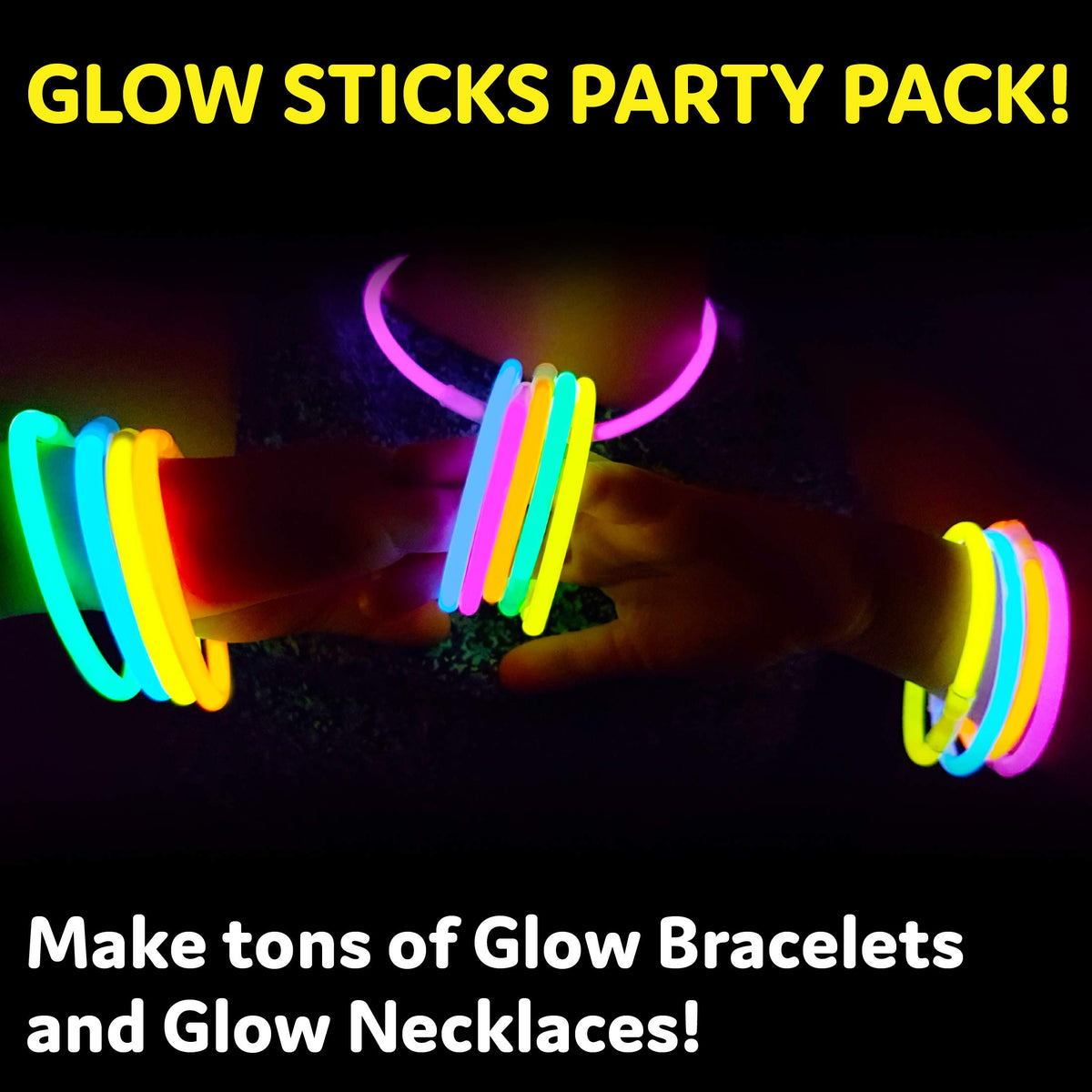 PartySticks Ultra Bright Glow Sticks Bulk Party Supplies 400 - PartySticks Official Imagery - 3