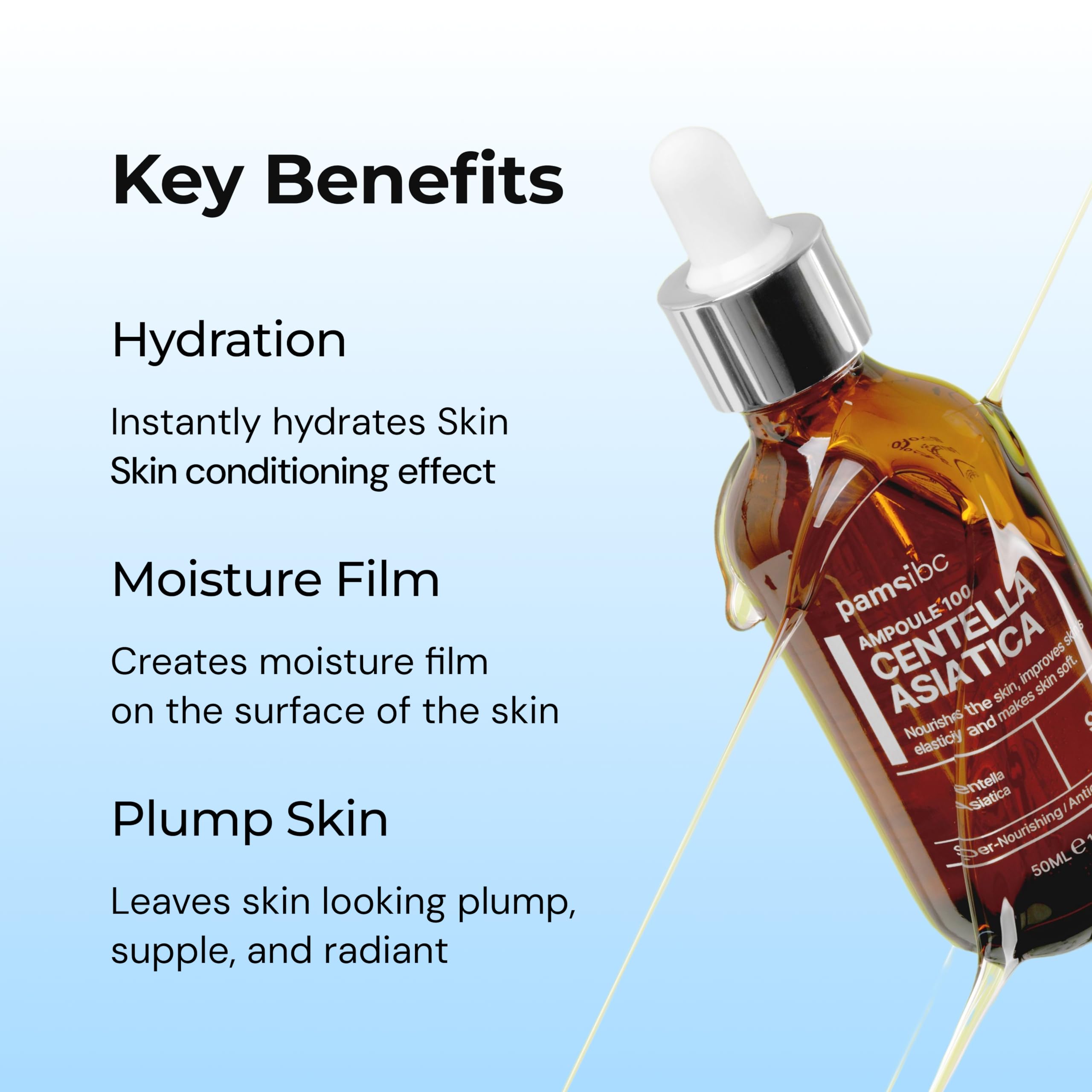 PAMS IBC Ampoule 100 Hyaluronic Acid, 95% HA Complex, - PAMSIBC