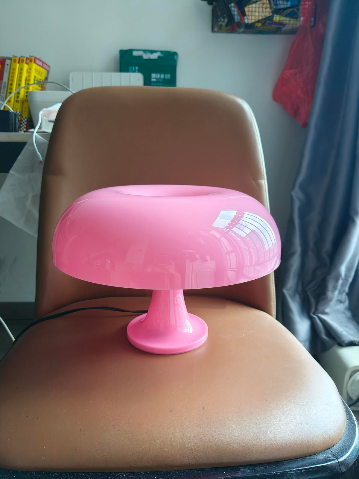 Orange Mushroom Lamp Mid Century Modern Table Lamp for - Anykonio Official Imagery - 8