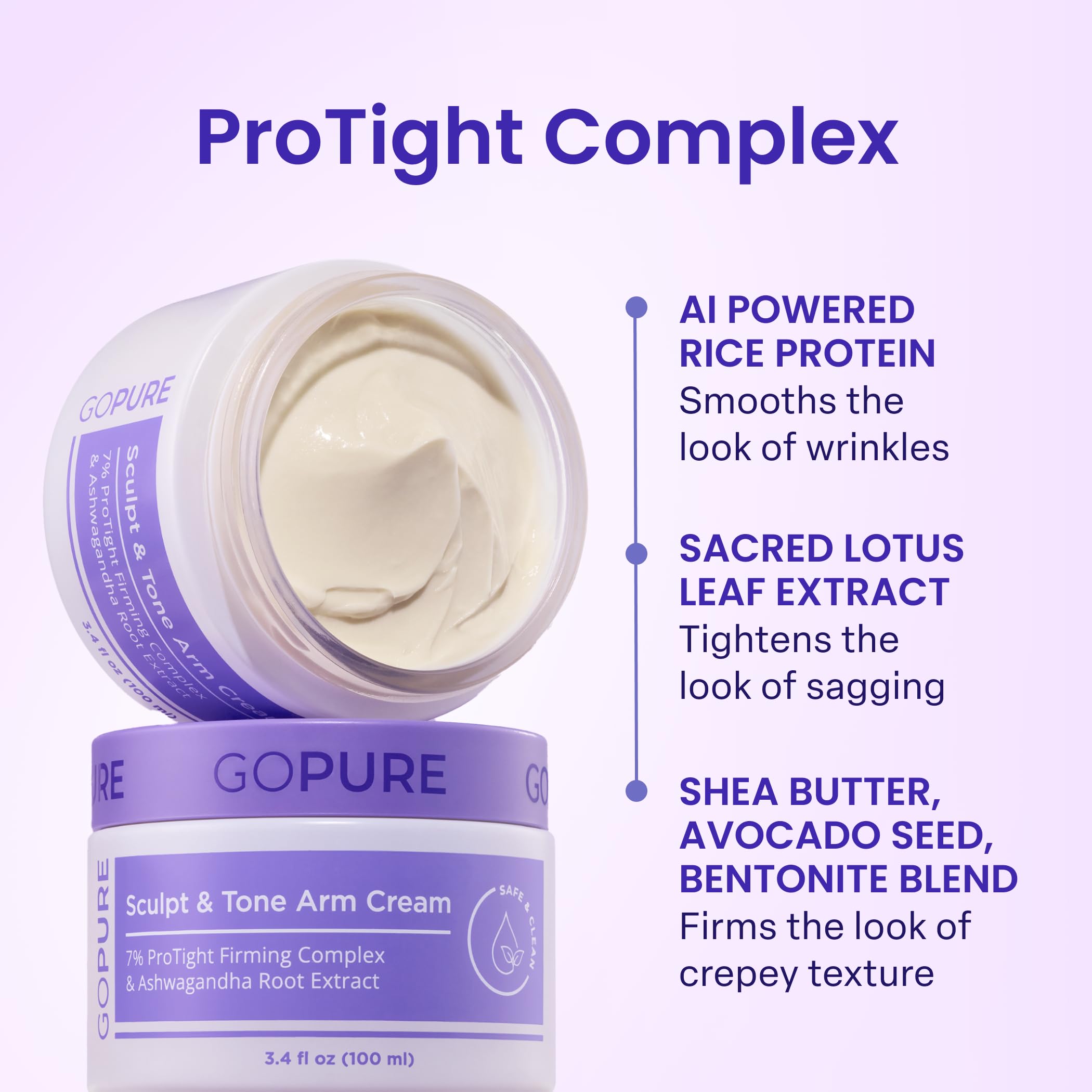 goPure Sculpt Tone Arm Cream - goPure Official Imagery - 6