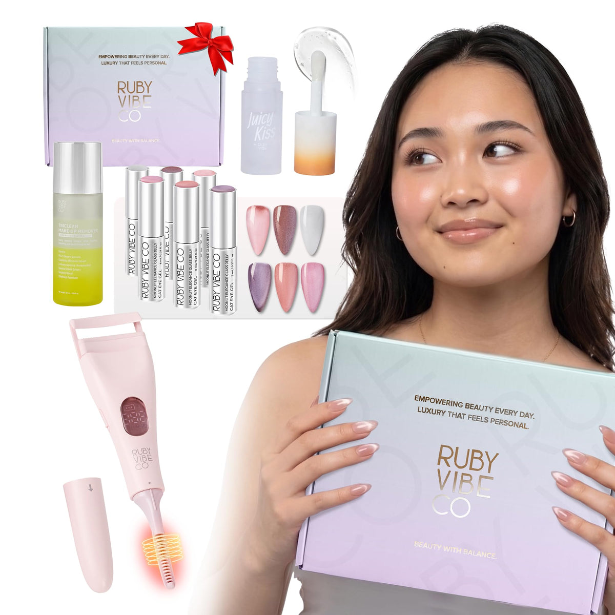 Self Care Confidence Ritual Beauty Bundle with Heated - RUBY VIBE CO Official Imagery - 2
