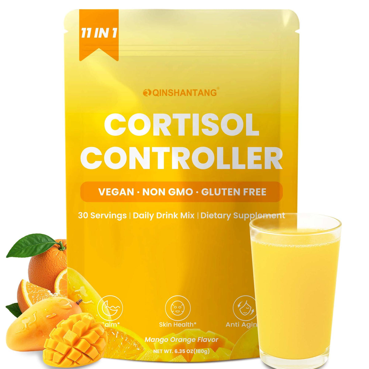 Cortisol Drink Powder Cortisol Supplements for Women - QIN SHAN TANG Official Imagery - 2