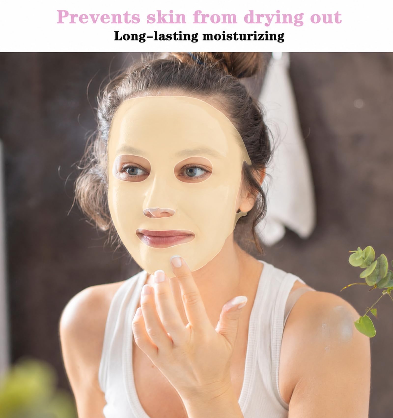 3 Pcs Reusable Silicone Face Mask, Sheet Mask Holder on Face - ValueBargain