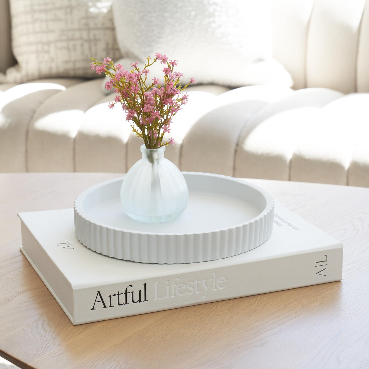 Decorative Concrete Tray Book Decor Set - ZICOTO Official Imagery - 5