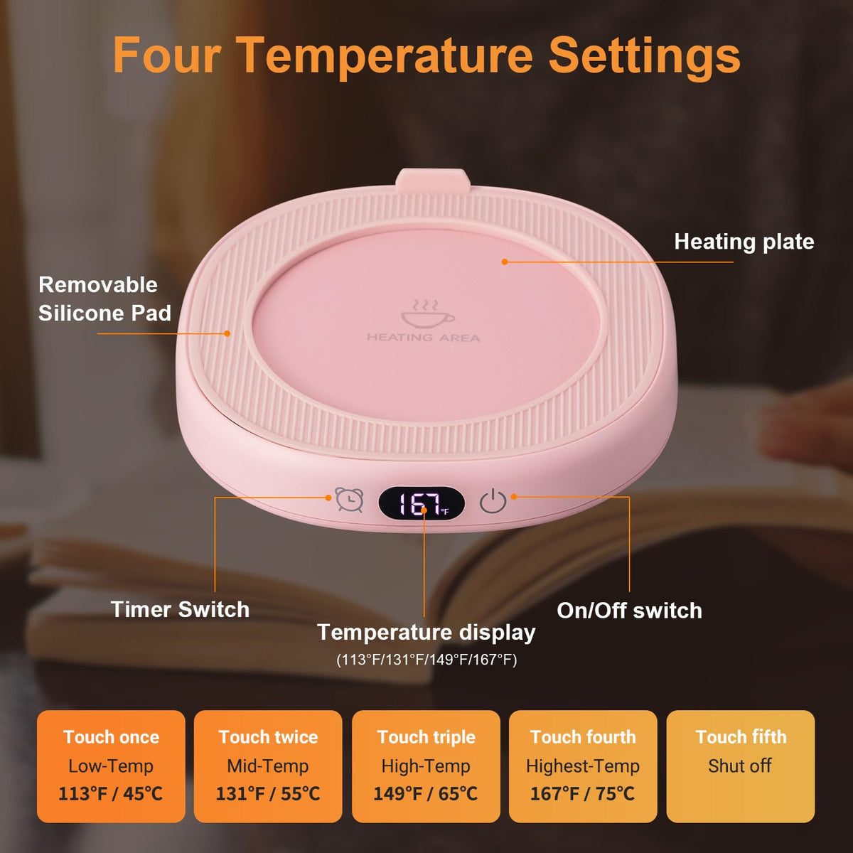 Coffee Mug Warmer You are Awesome Mug Set Electric Cup - LOUTYTUO Official Imagery - 6
