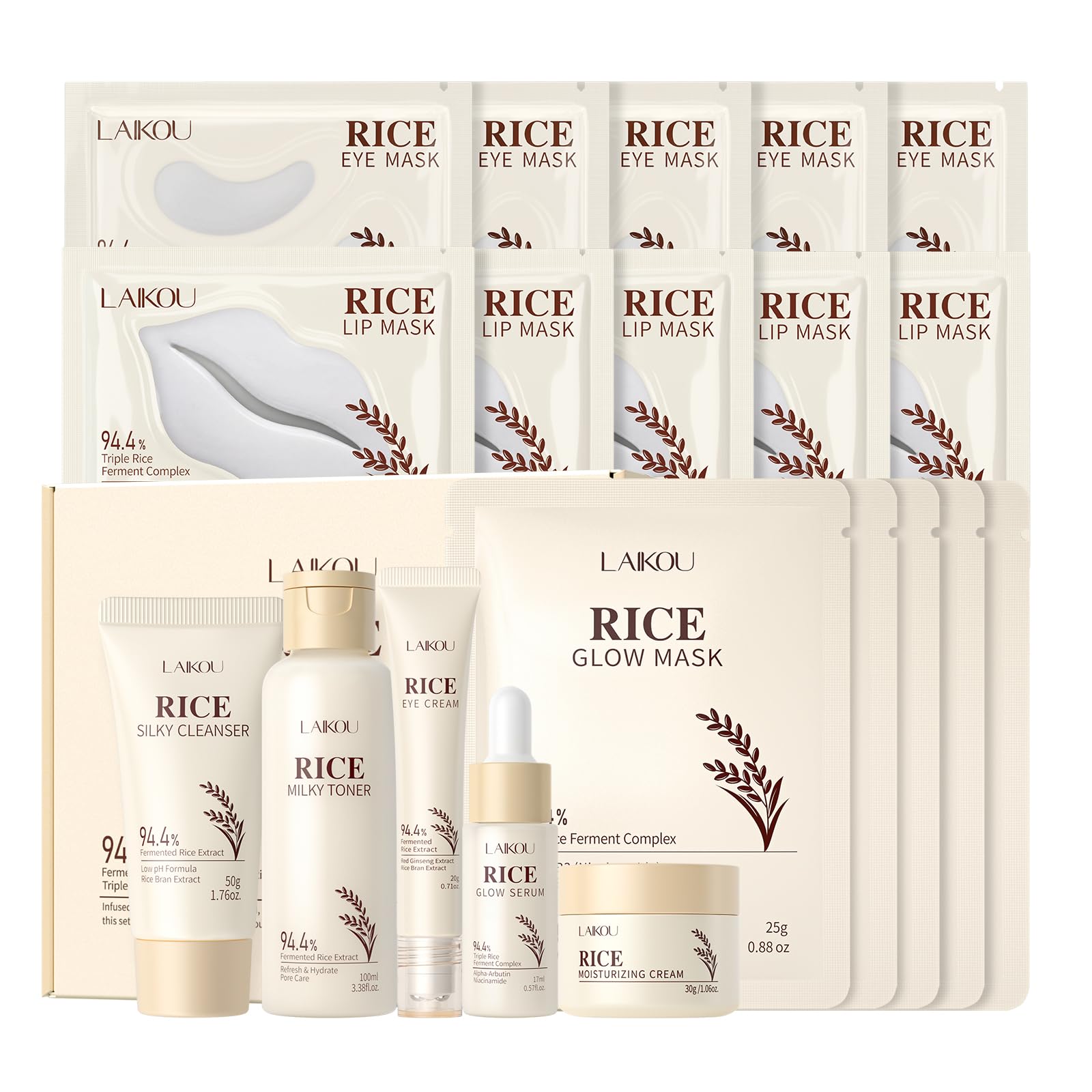 LAIKOU Skin Care Set, Korean Skin Care - LAIKOU