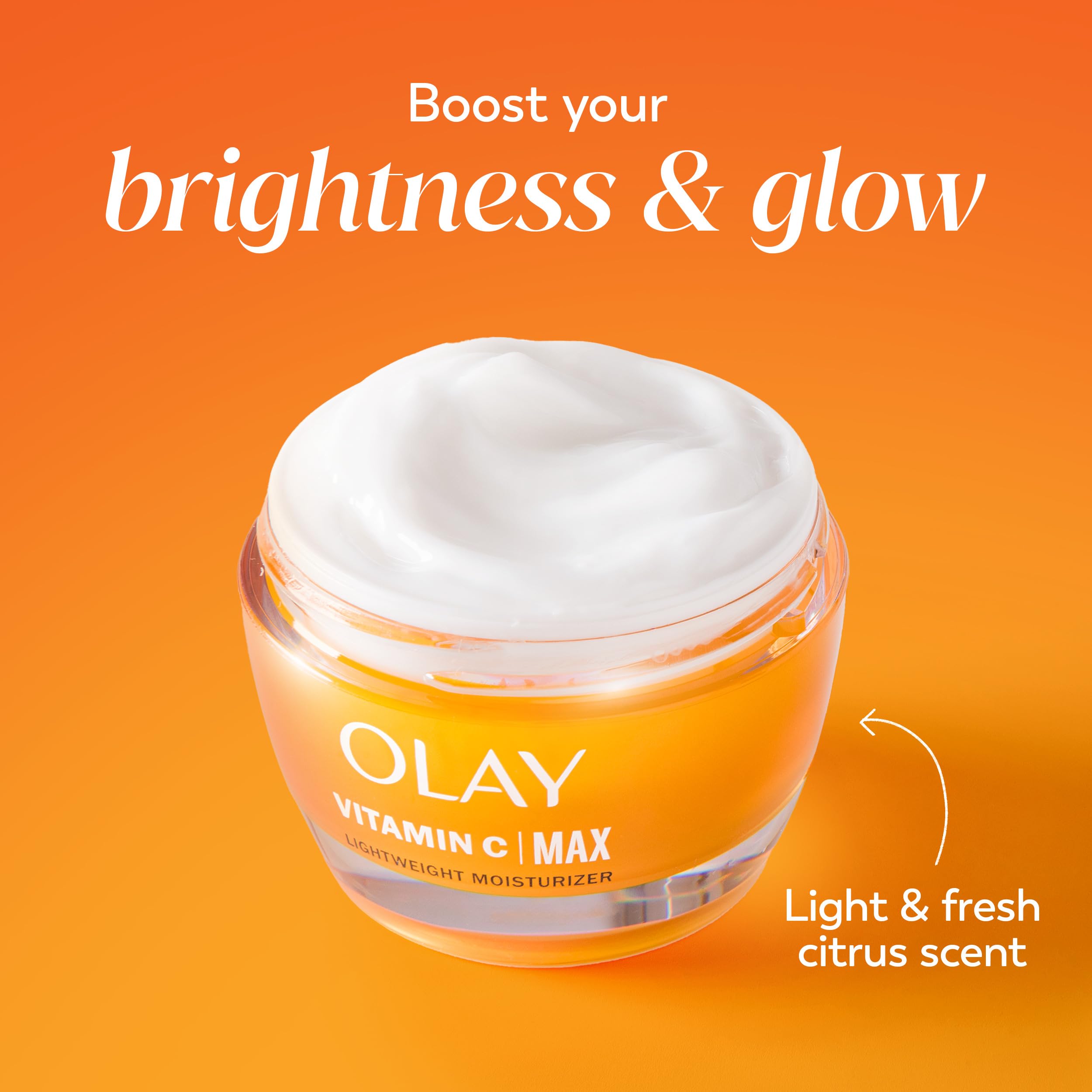Olay, Vitamin C MAX Face Moisturizer, Brightening Cream for - Olay