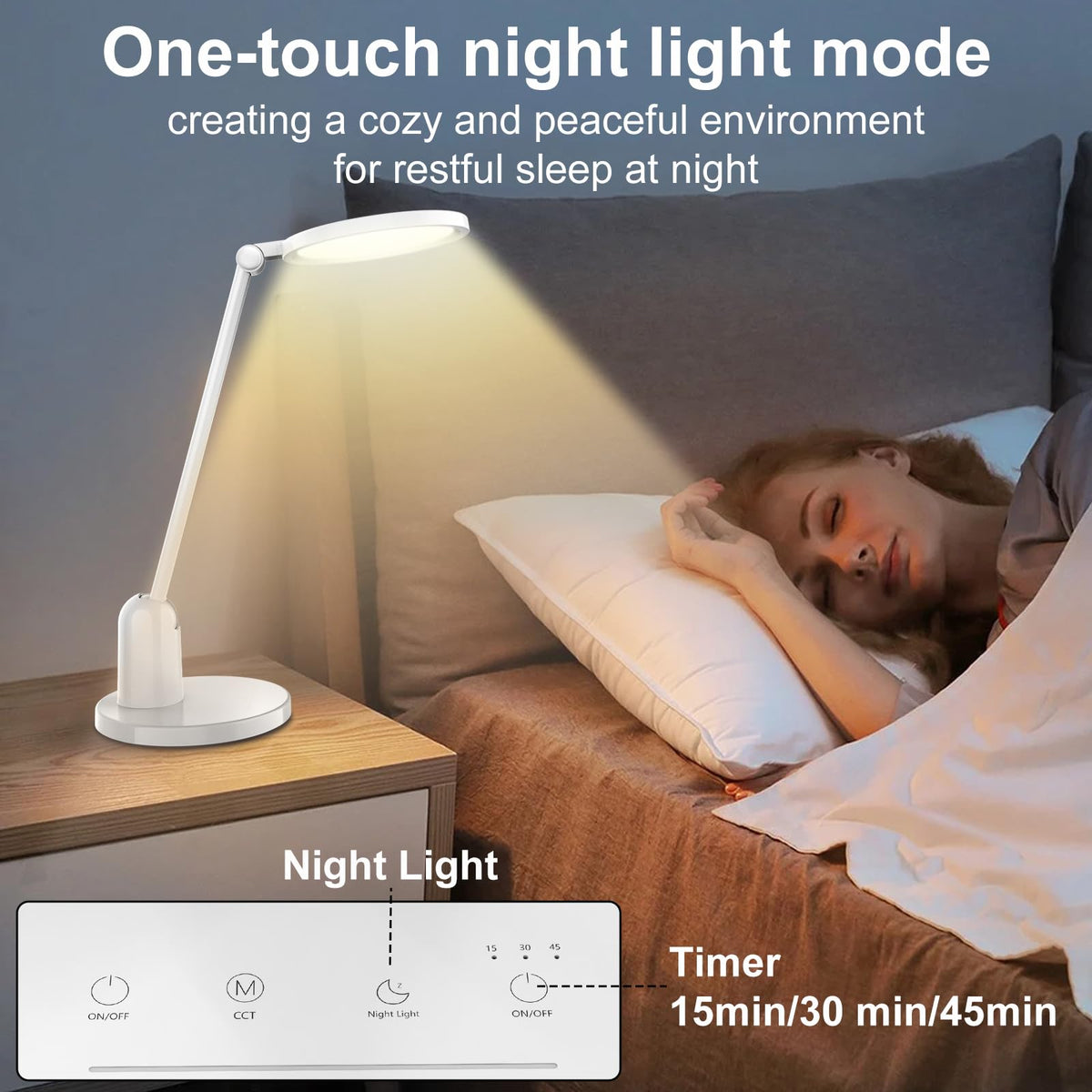 Desk Lamps for Home Office with Stable Base 1000LM Ultra - Kitloo Official Imagery - 6