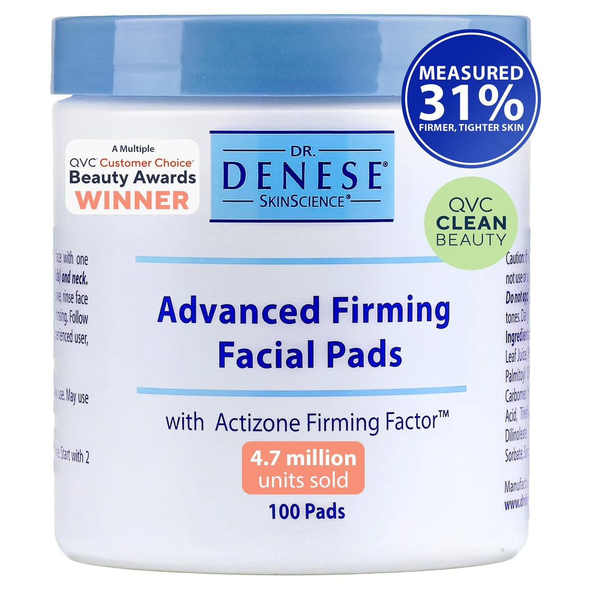 Dr Denese SkinScience Exfoliating Pads 100 Count Glycolic - Dr. Denese Official Imagery - 2
