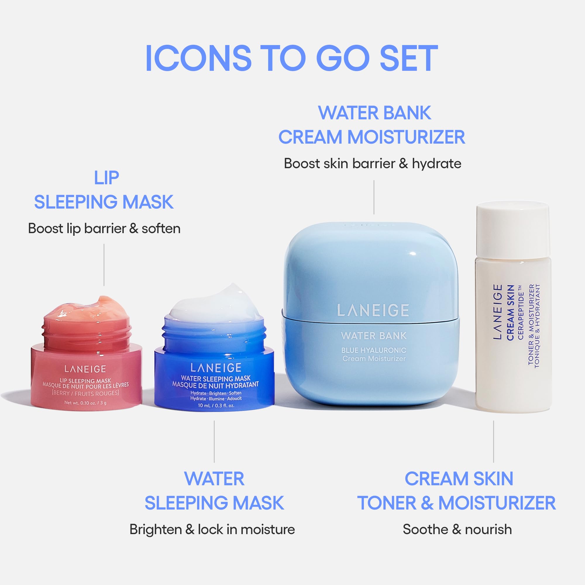 LANEIGE Water Bank Blue Hyaluronic Cream Moisturizer: Hydrating - Generic