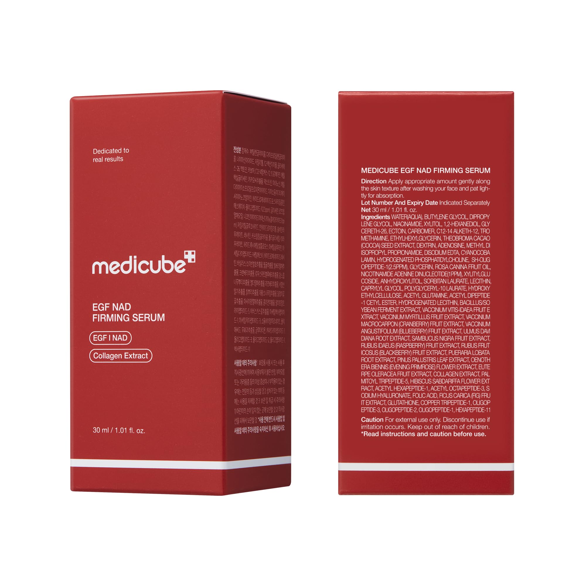 medicube NAD EGF Firming Serum for Face & Neck | Anti-Aging Serum with EGF Peptide, NAD & Collagen - Wrinkle Appearance, Elasticity & Pore Care, Korean Skincare, 1.01 fl.oz - medicube Official Product View 9