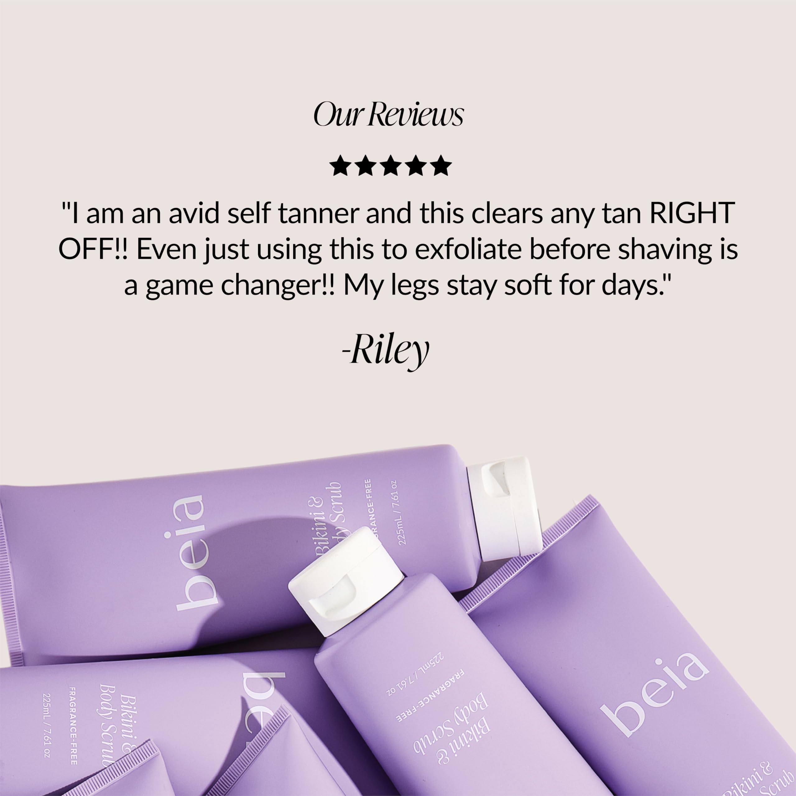 Beia Exfoliating Bikini Body Scrub with Glycolic Acid & Rice Powder, 7 - Beia Official Product View 8