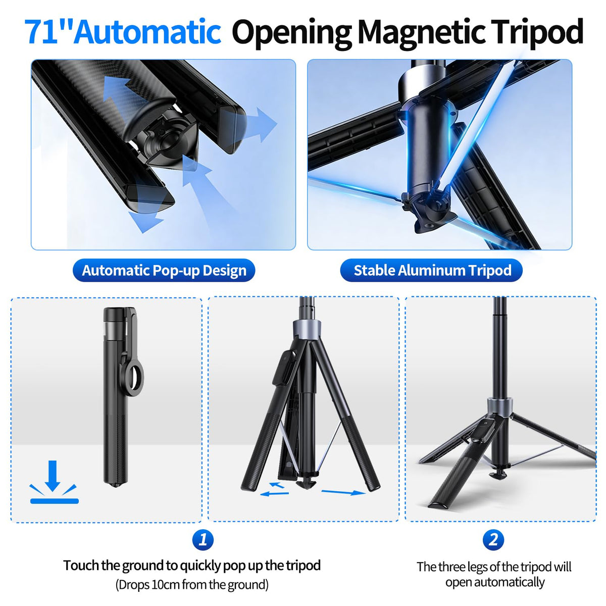 3 in 1 Magnetic Vlogging Kit for iPhone Android YouTube - yAyusi Official Imagery - 4