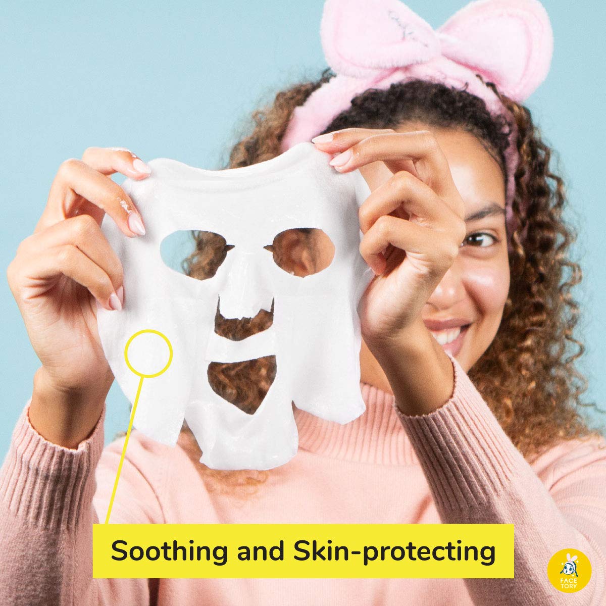 FACETORY Favorite 5 Korean Face Mask Variety Pack, Glass Skin - FACETORY