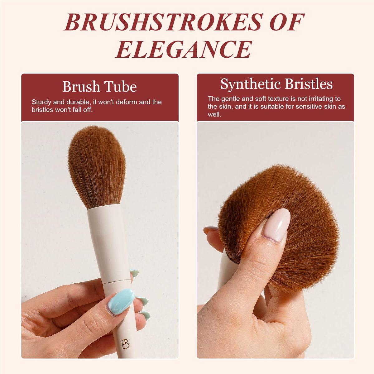 BS MALL Makeup Brushes Set with Travel Bag - BS-MALL Official Imagery - 4