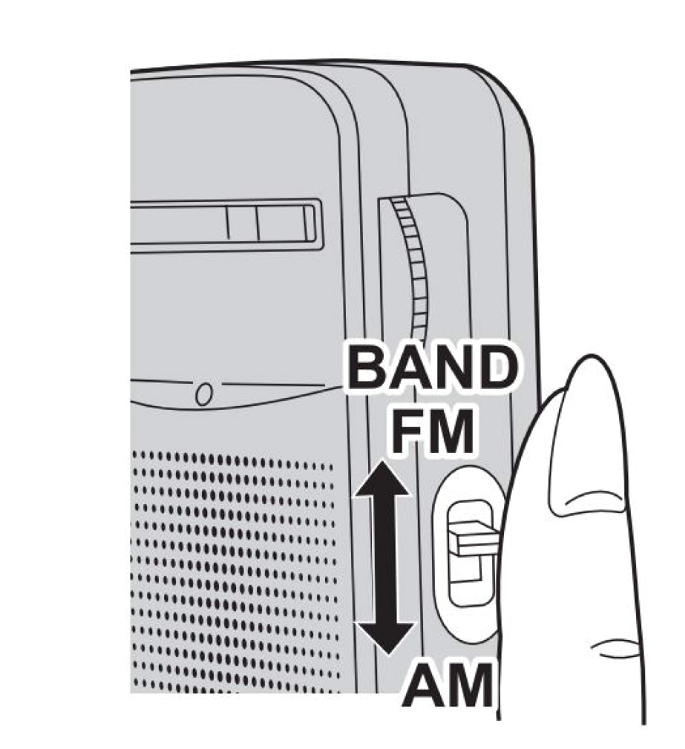 Panasonic RF-P50D Pocket AM/FM Radio Silver, Slide Dial