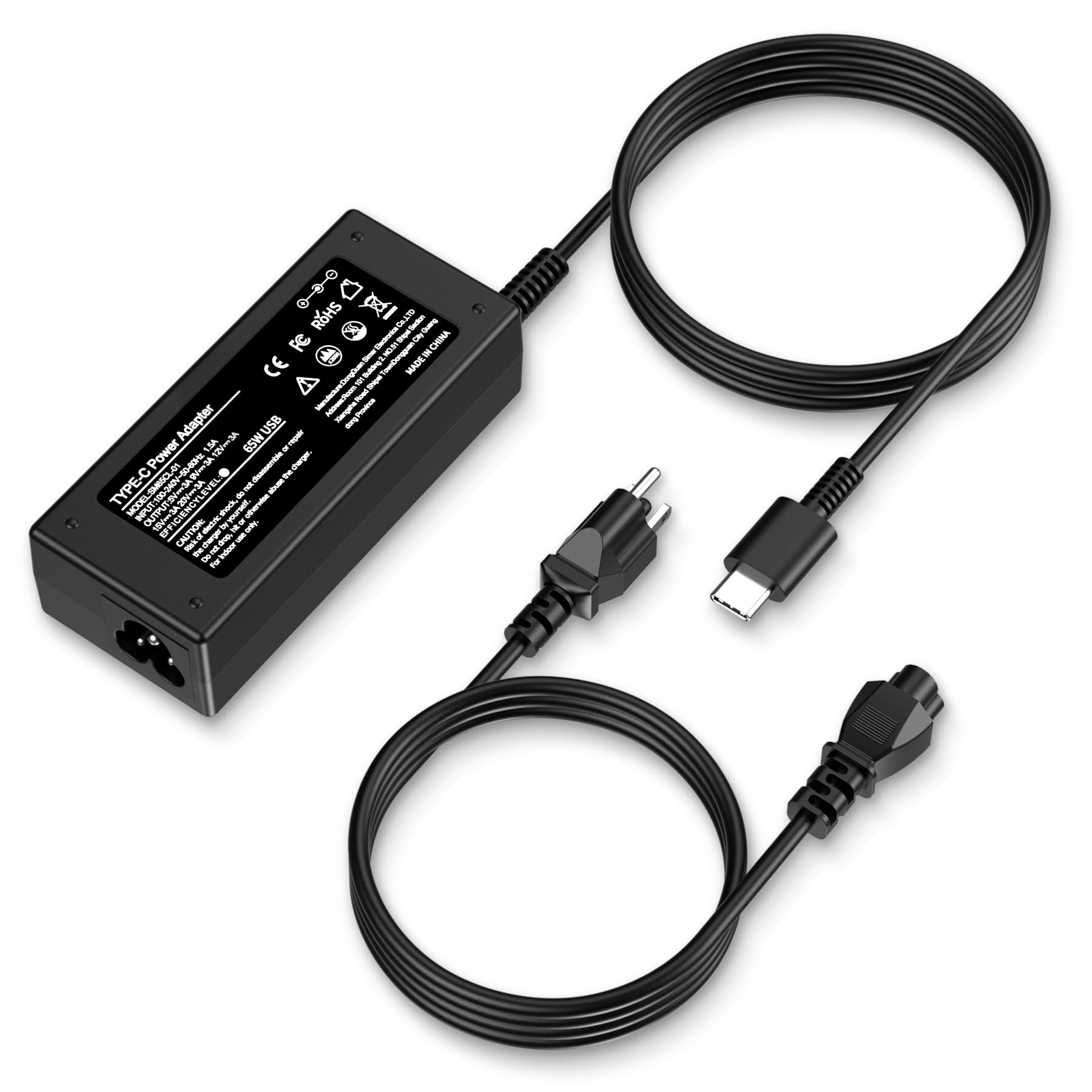 INEXEWOC 65W USB C Laptop Charger – Universal Compatibility