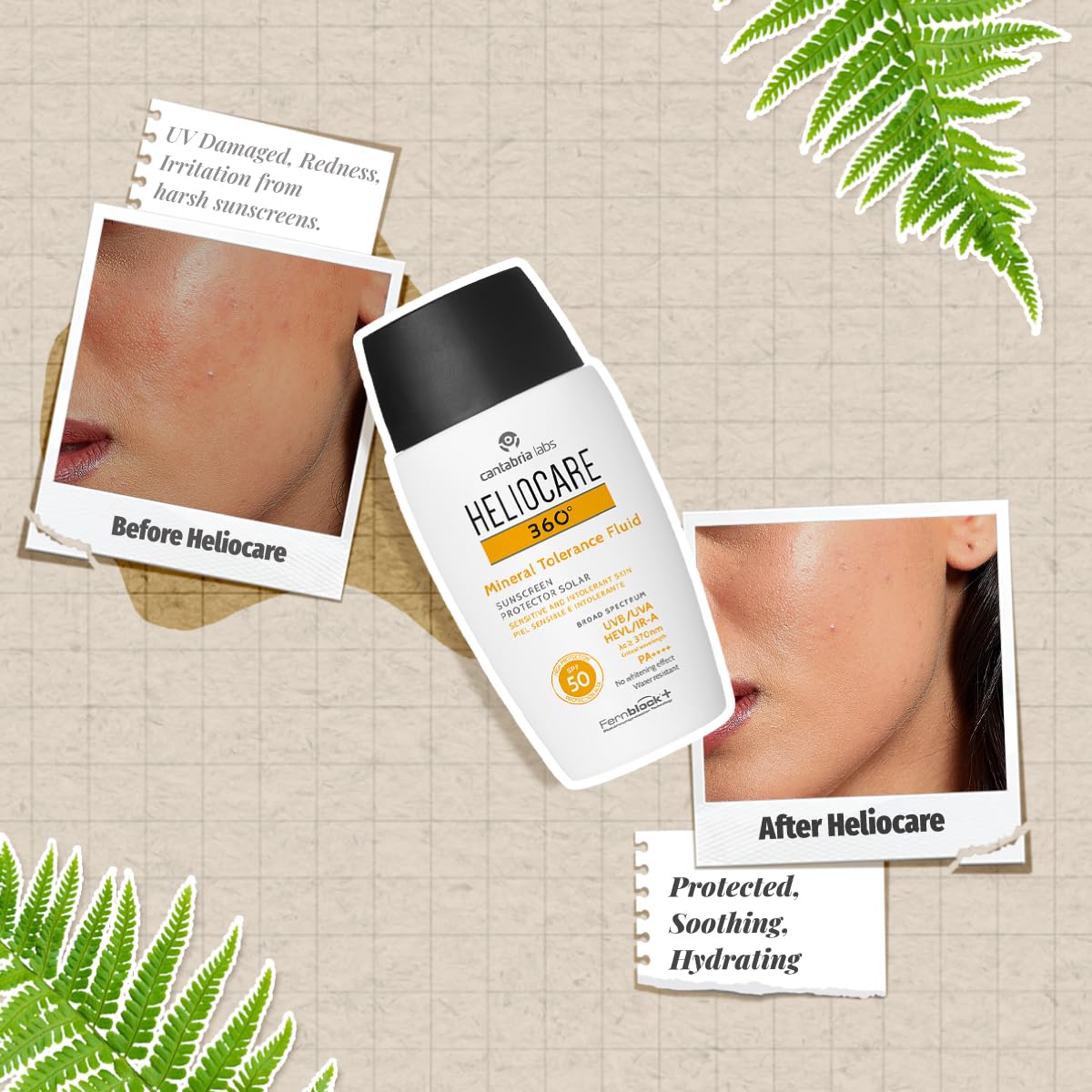 Heliocare 360 Mineral Tolerance Fluid SPF 50 - Heliocare Official Imagery - 6