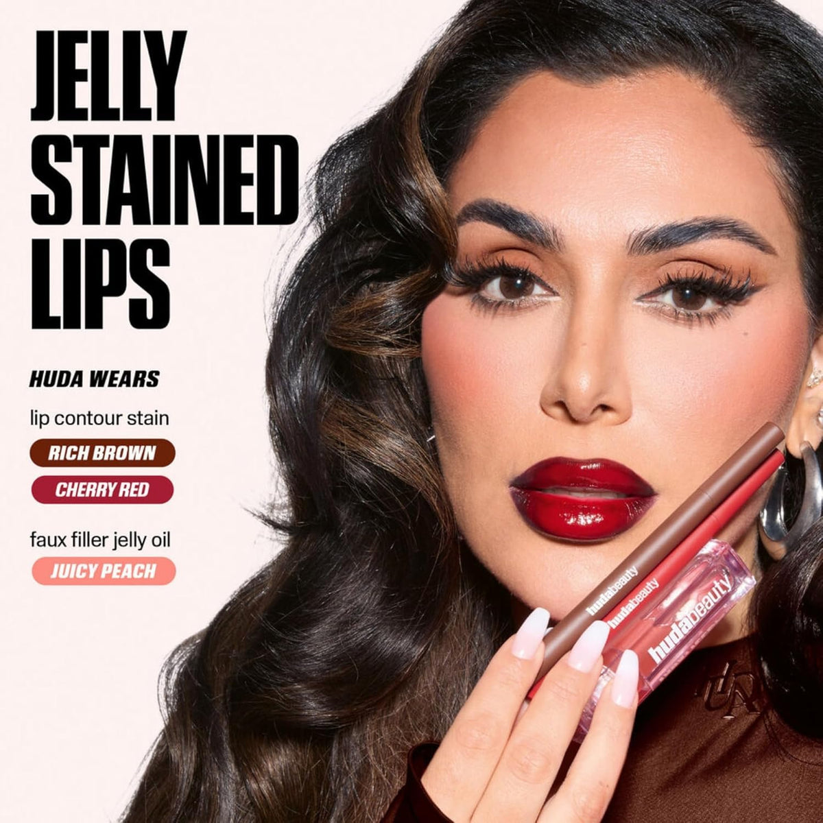 Huda Faux Filler Jelly Lip Oil - Huda Official Imagery - 6