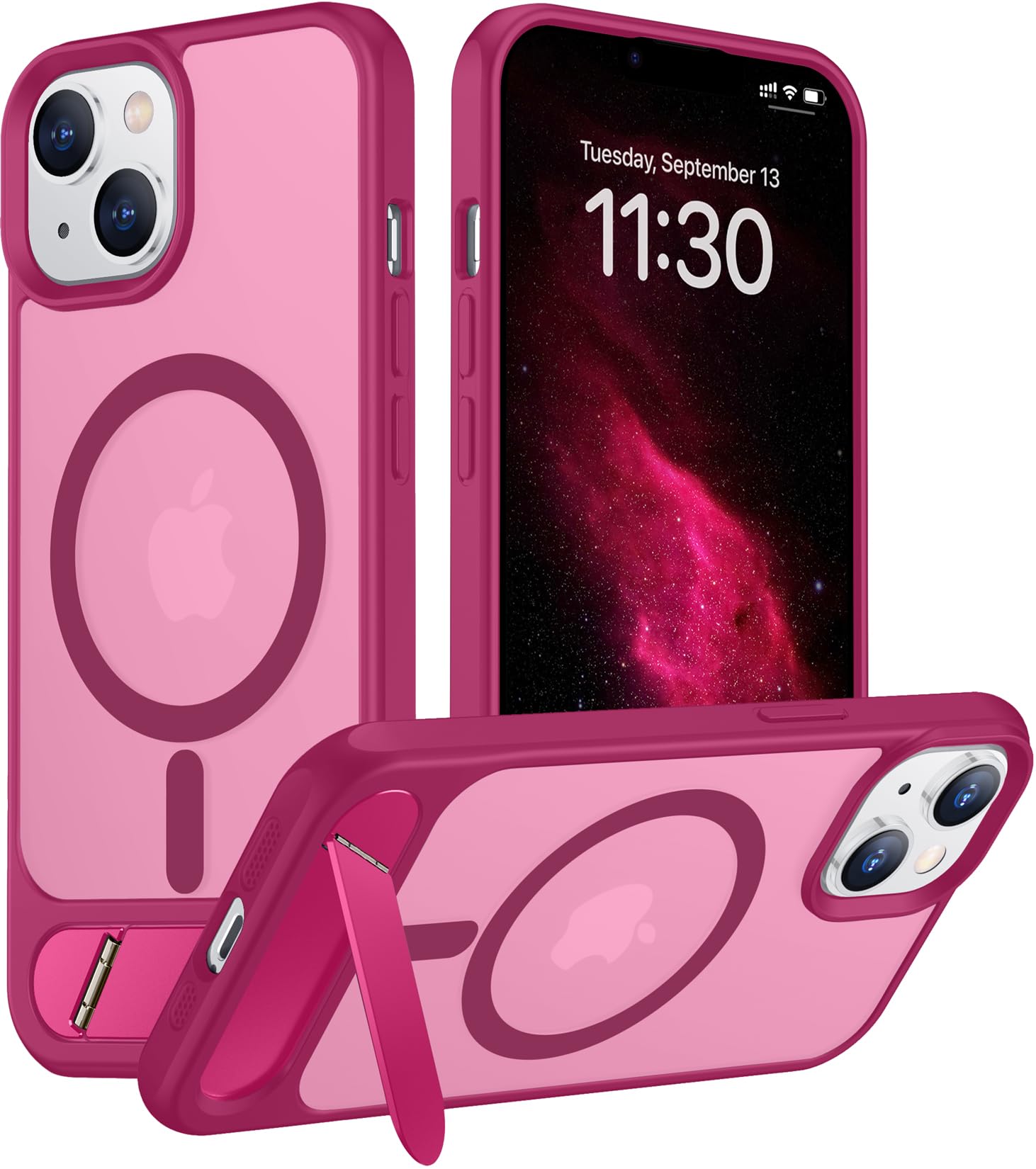 Compatible with iPhone 14 Case/iPhone 13 Case,[Built-in Invisi... - Temdan Official Product View 9