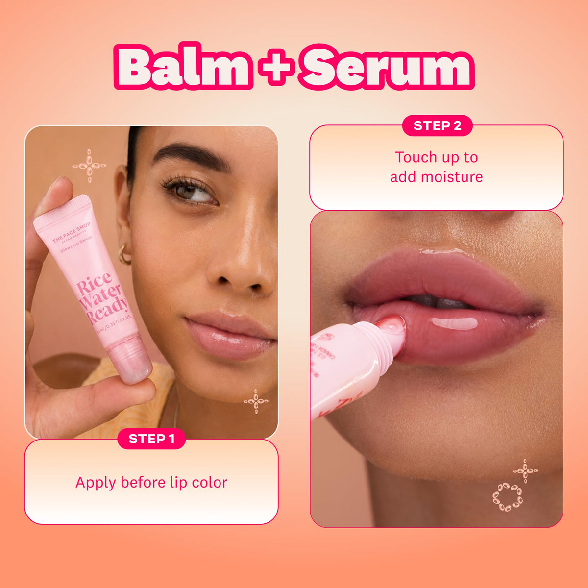 THE FACE SHOP Rice Water Ready Glowy Lip Serum Hydrating Lip - The Face Shop Official Product Imagery - 8