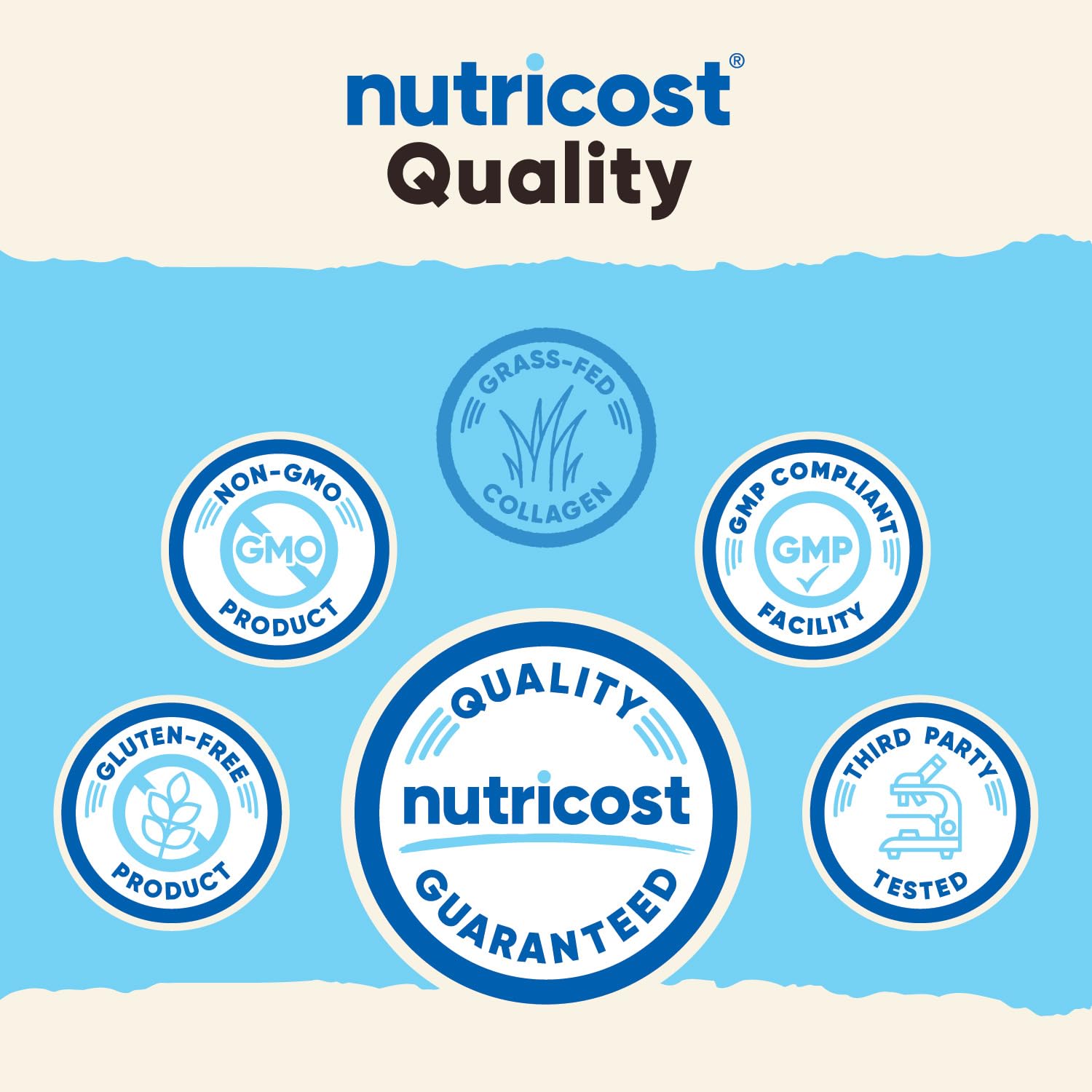 Nutricost Collagen Peptides Powder 1LB Salted Caramel - Nutricost Official Imagery - 4