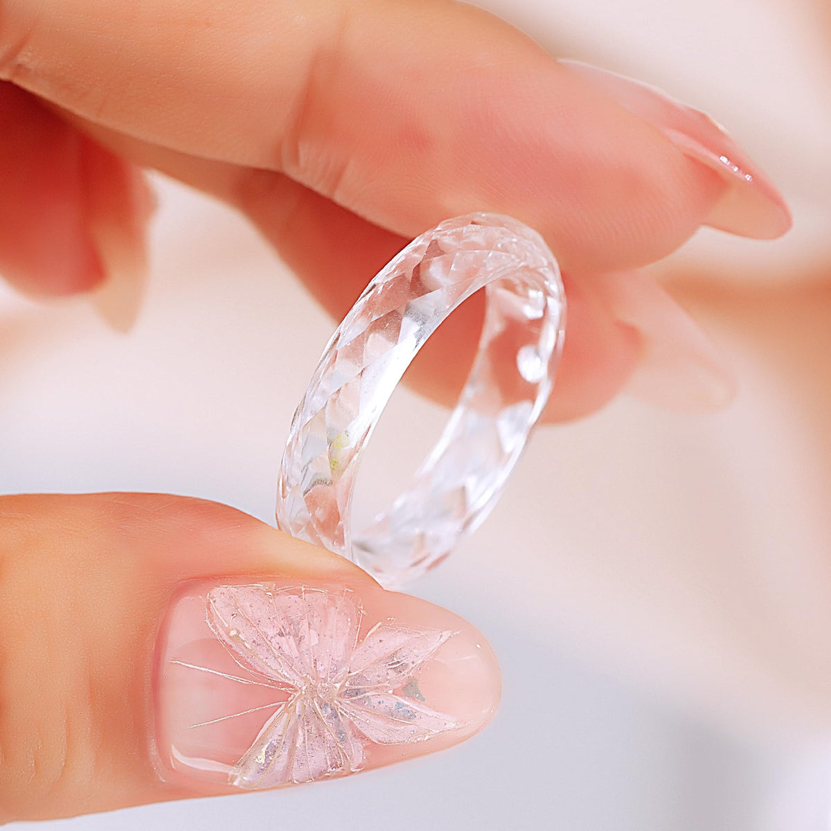 Fine Jewelry New Trend White Sapphire Ring Classic Original - CHINALUSTER Official Imagery - 5