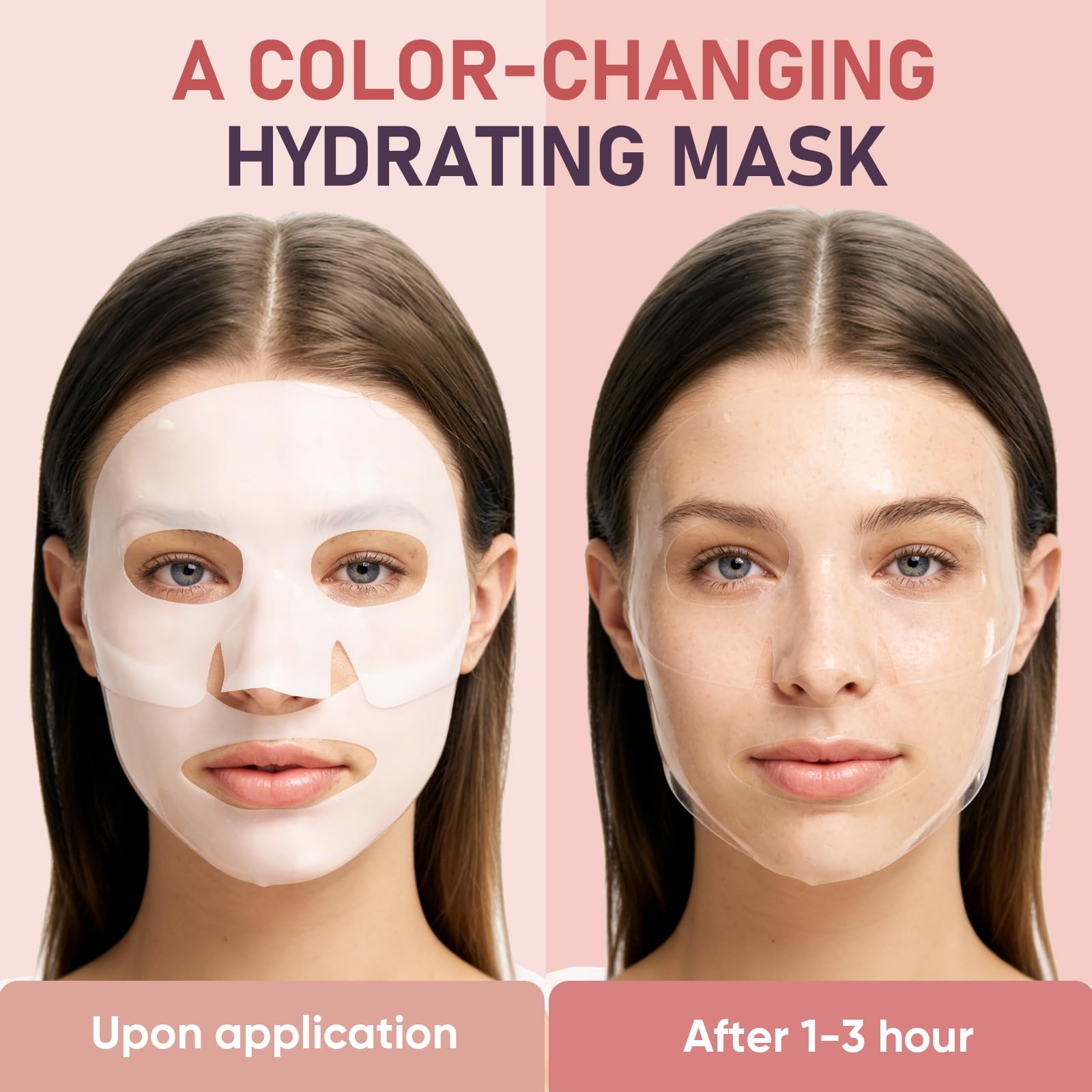 Bio-Collagen Facial Mask 8 EA, Hydrating &amp; Soothing Hydrogel - TEAWOO