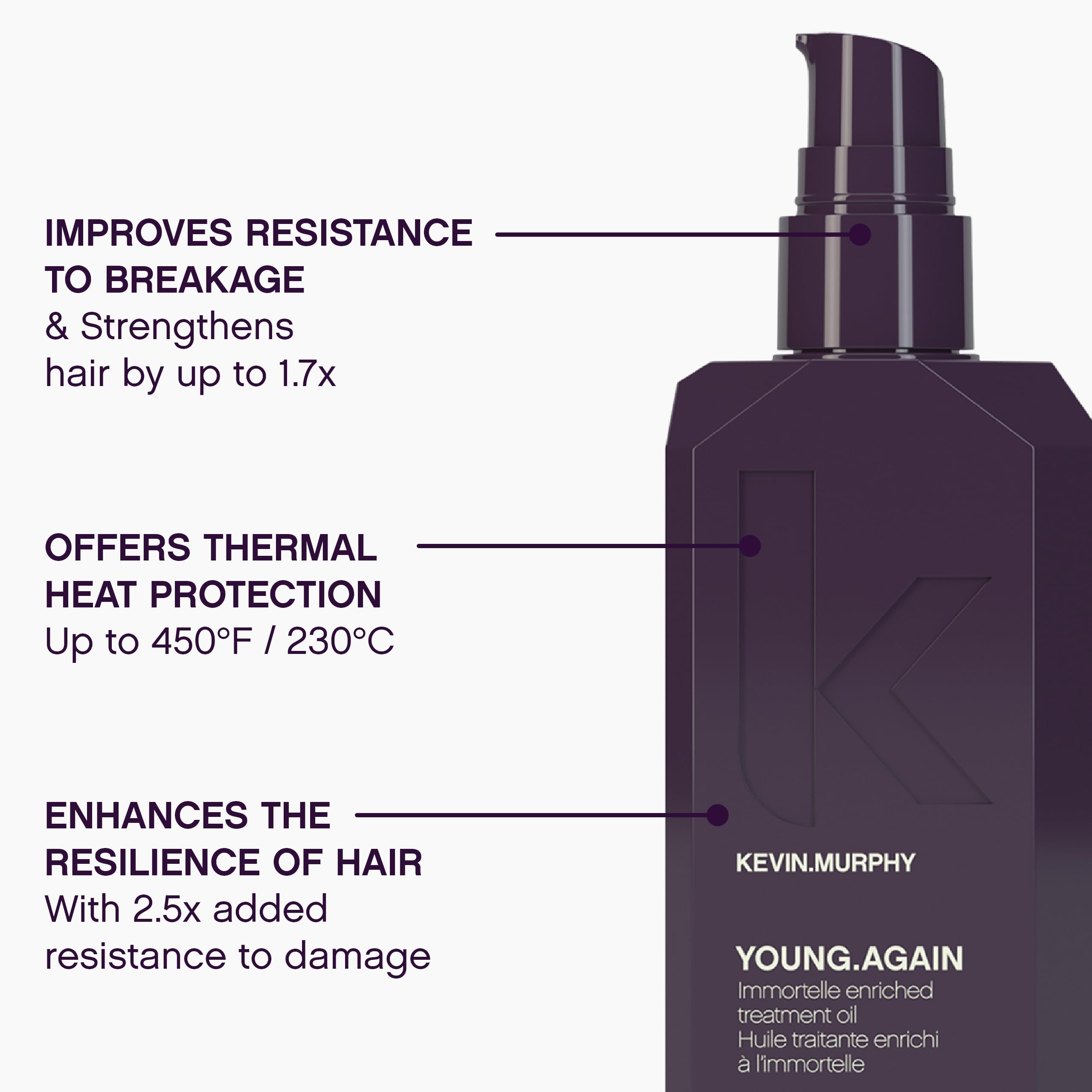 KEVIN.MURPHY YOUNG.AGAIN Hair Oil for Strength & Shine, All Hair Types - KEVIN.MURPHY Official Product View 5