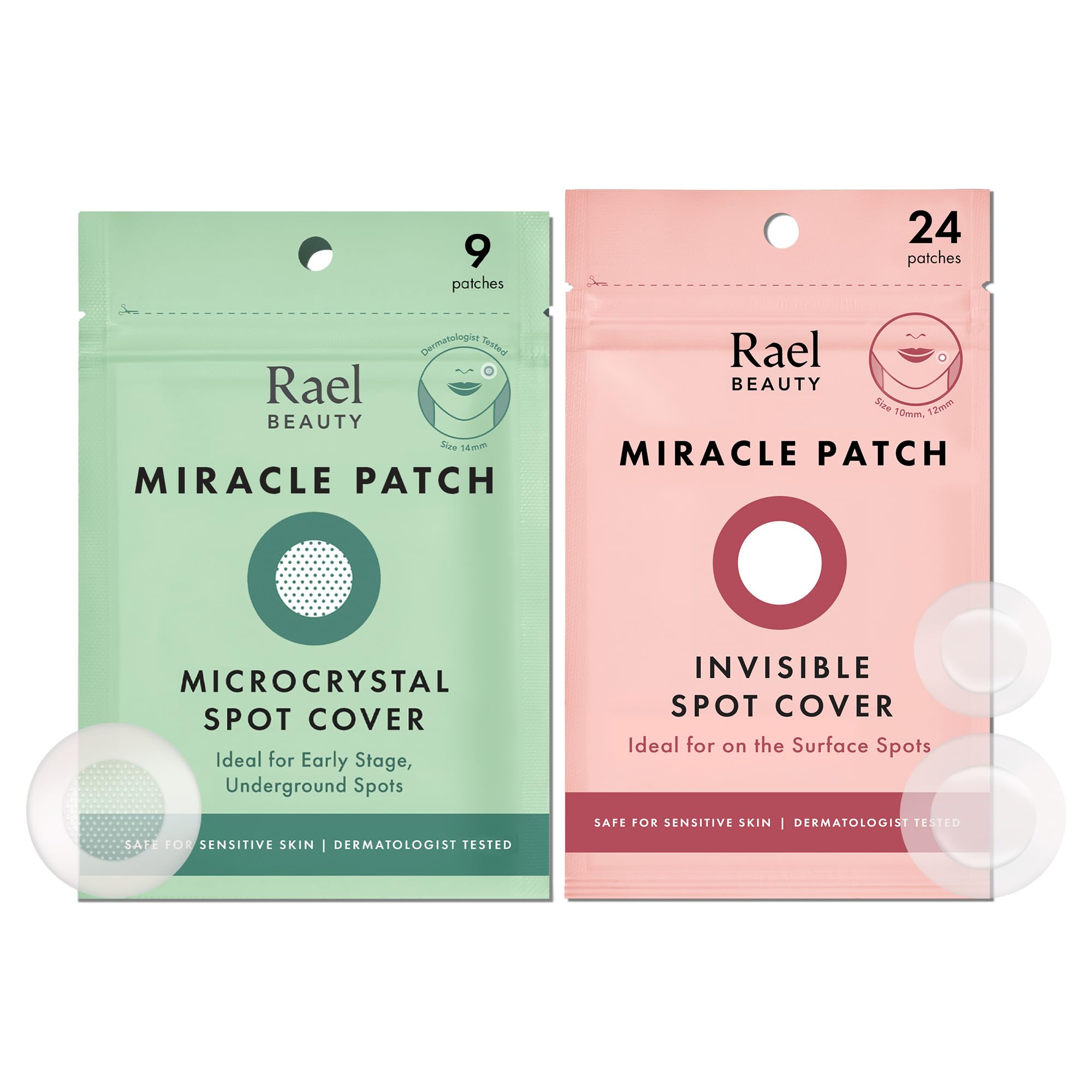 Rael Miracle Spot Control Cover Hydrocolloid Strips Pimple - Rael