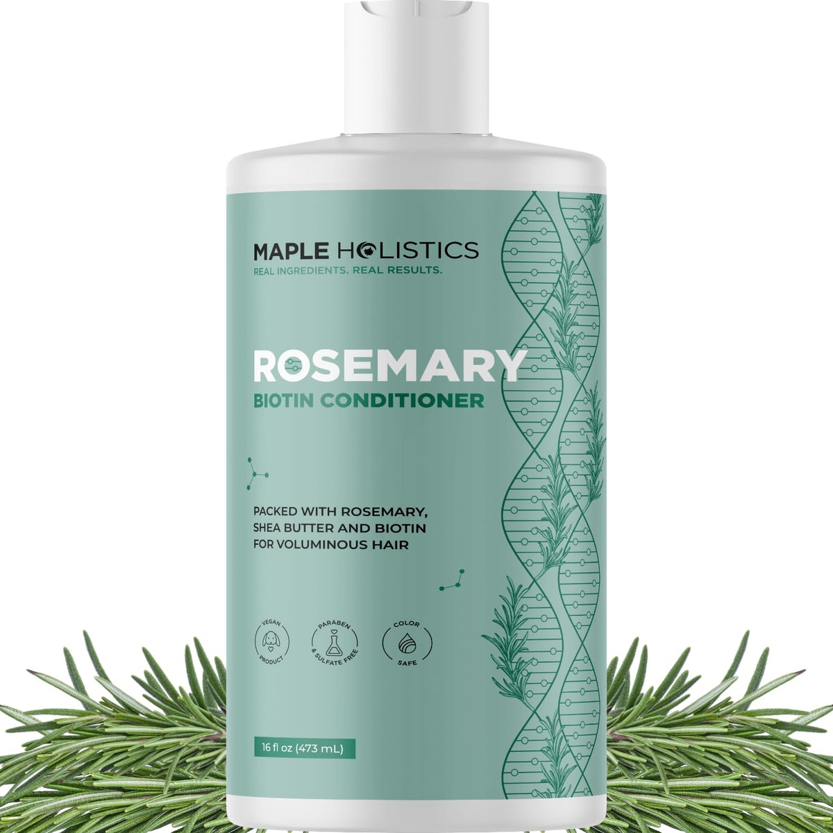 Biotin Rosemary Conditioner for Thinning Hair - Maple Holistics Official Imagery - 2