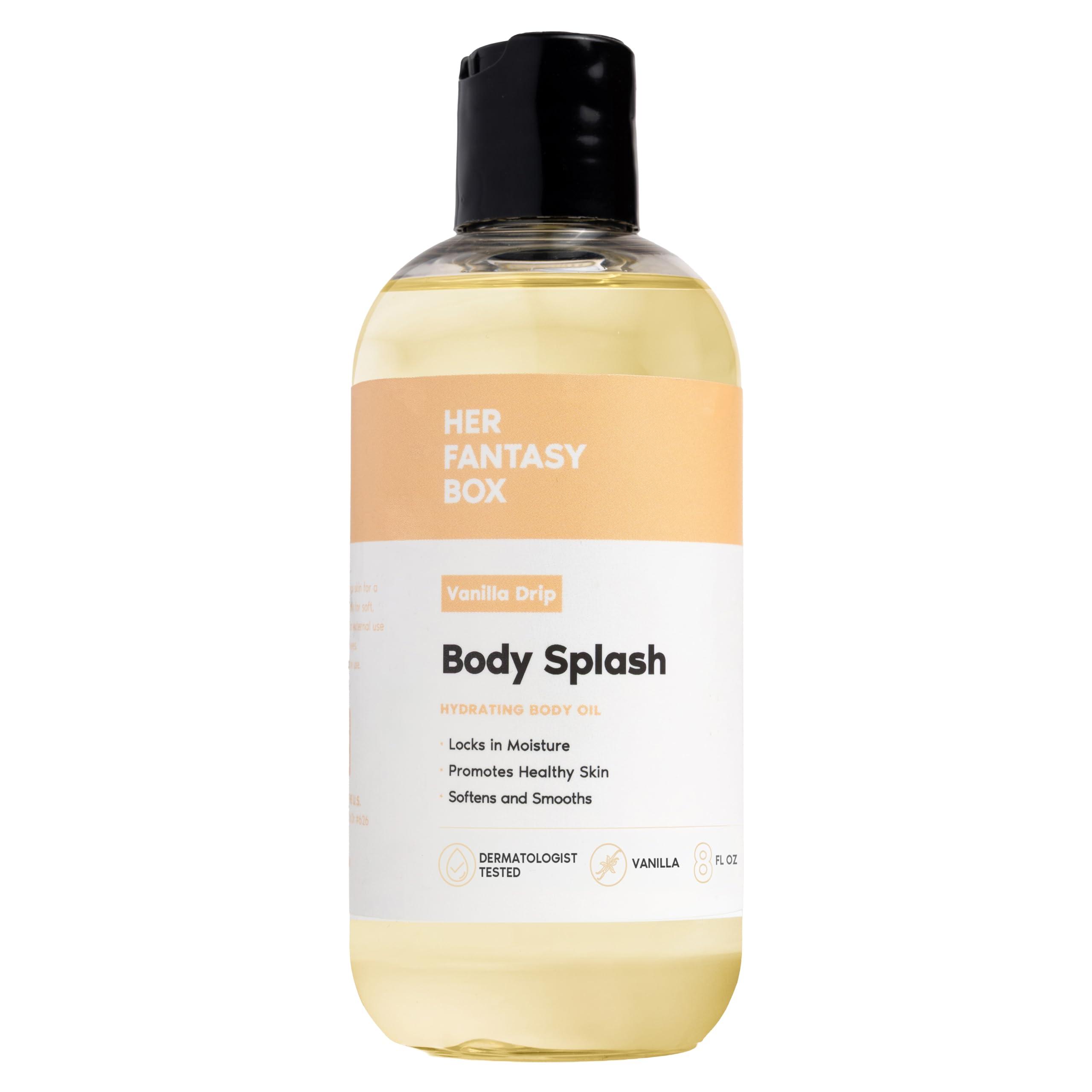 Her Fantasy Box | Body Splash Vanilla Drip Fragrance Oil – Warm - Product Imagery