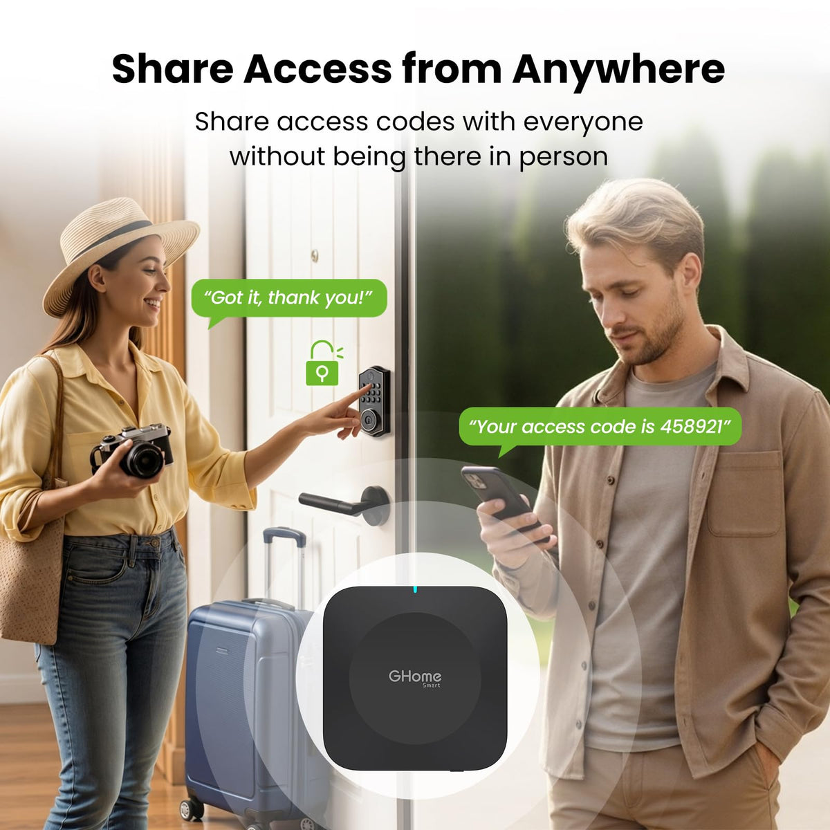 GHome Smart G2B WiFi Gateway for Bluetooth Smart Locks - GHome Smart Official Imagery - 4