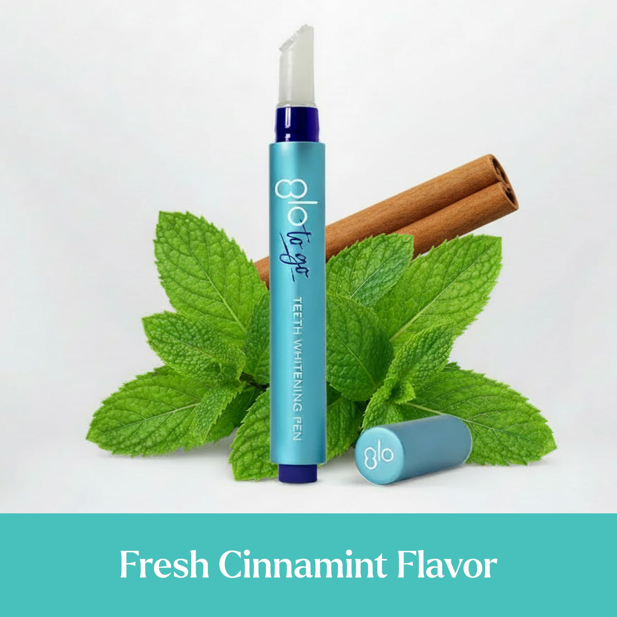 GLO Science Travel Friendly Whitening Gel Pen 1 Pk Cinnamint - Glo Official Imagery - 5