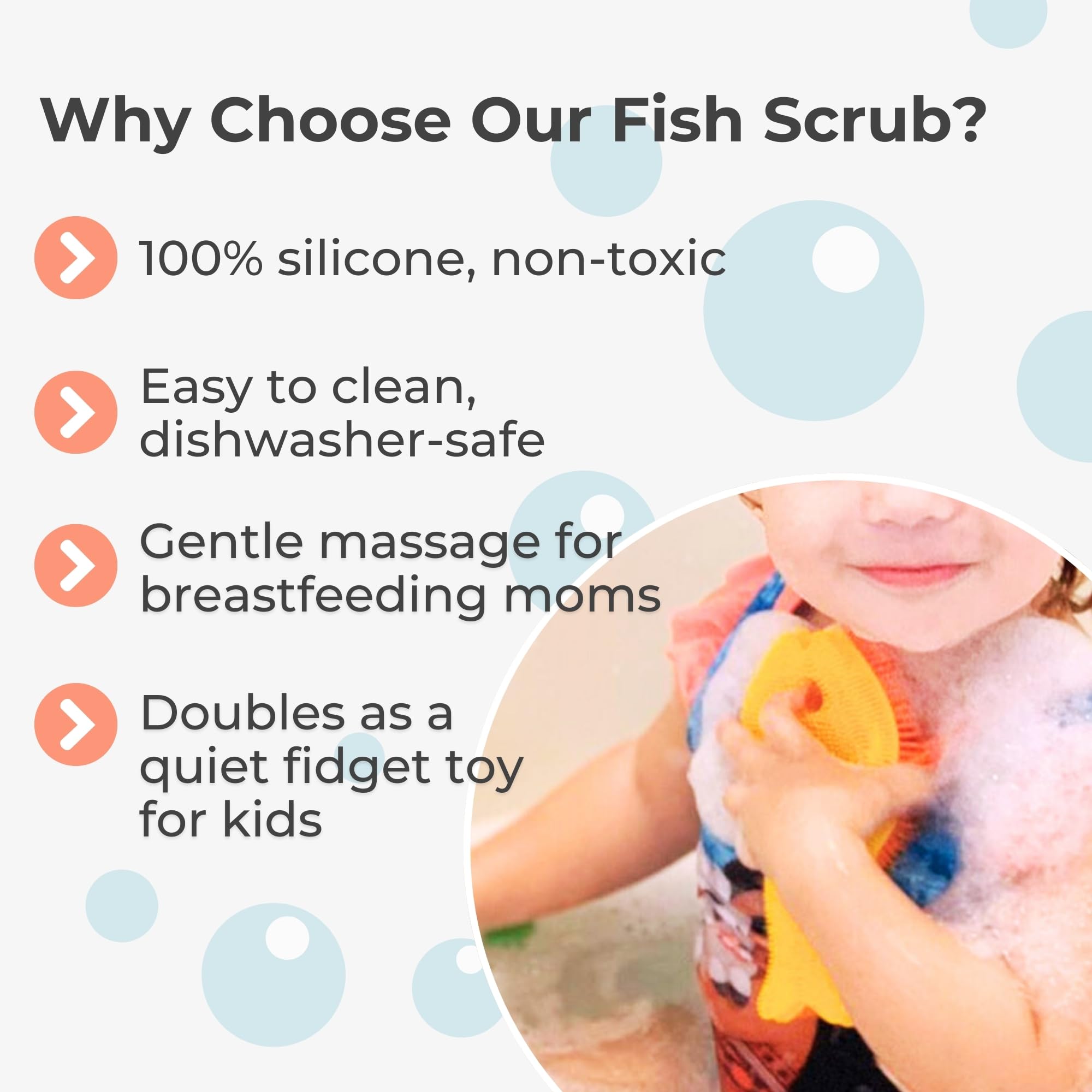 Innobaby Bathin' Smart Silicone Bath Scrub for Babies Toddlers and Adults in - Innobaby Official Product View 7