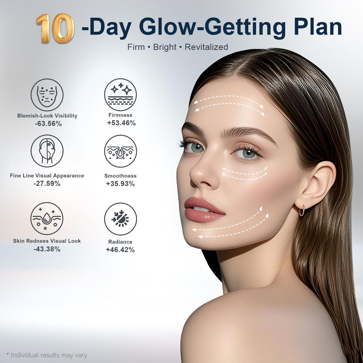 Red Light Therapy Mask for Face 0 3 lbs Ultra Light Model RB - CONLWIN Official Imagery - 6