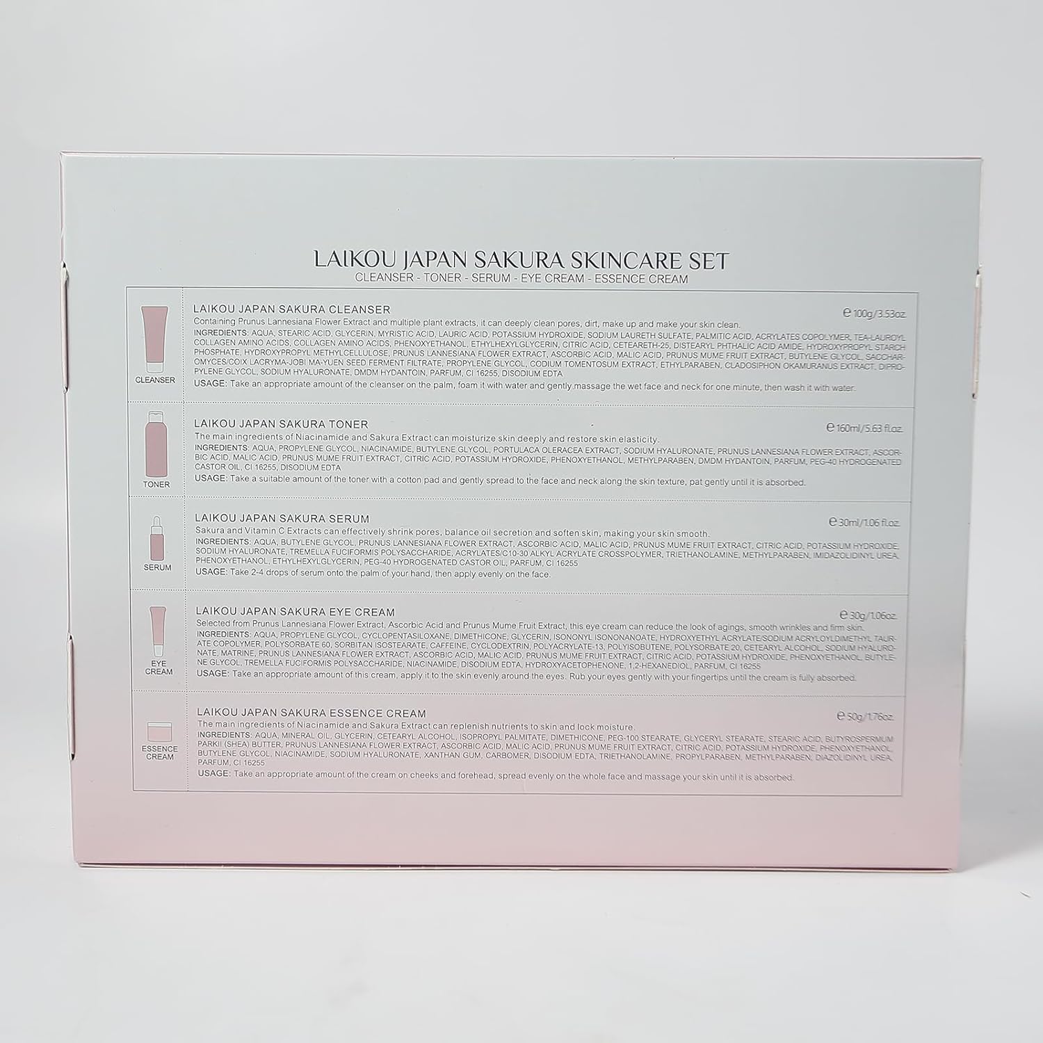 Skin Care Set, Cherry Facial kit for women, Skincare Kit Gifts - Etuanxi