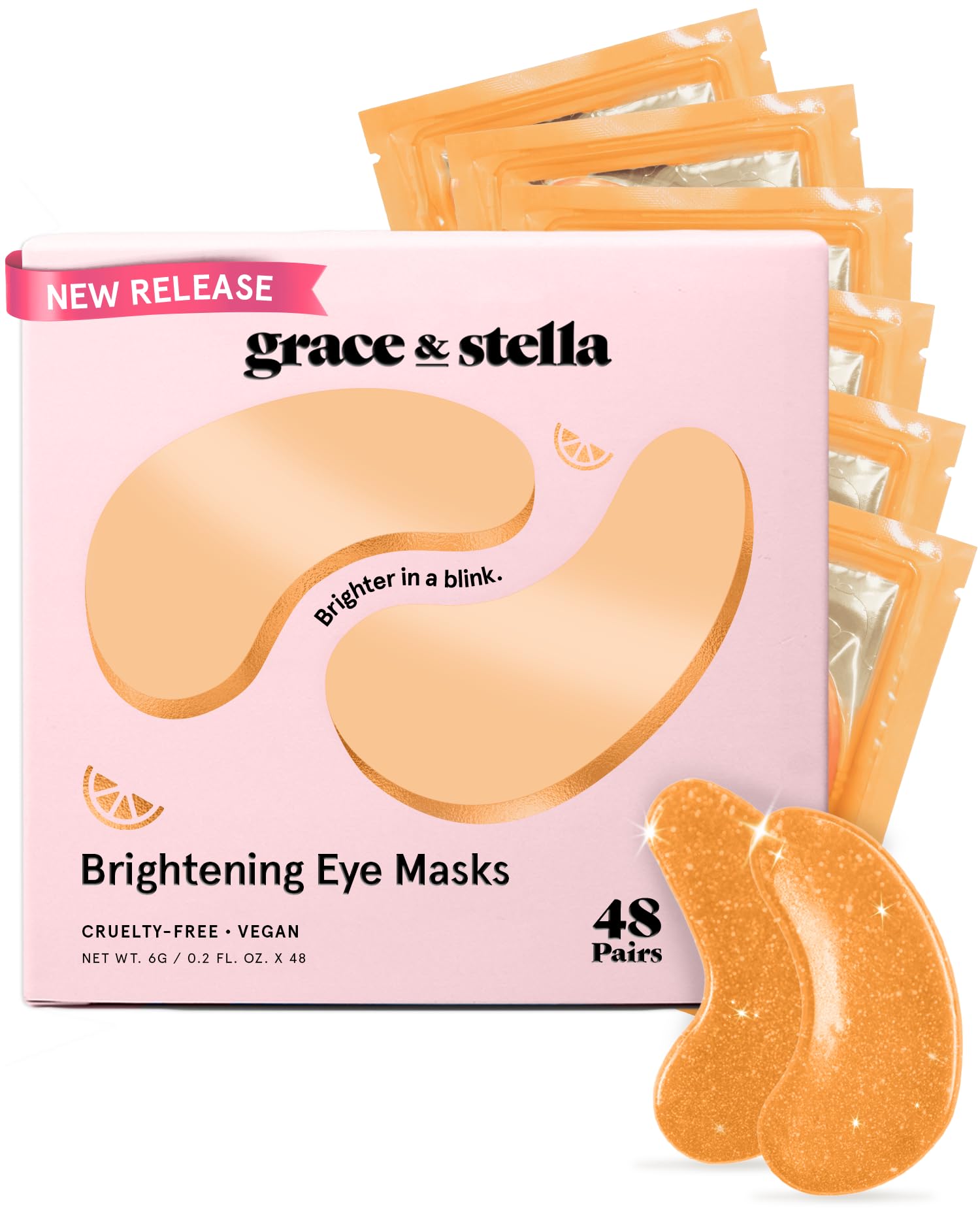 grace &amp; stella New Brightening Eye Patches for Dark Circles - grace &amp; stella