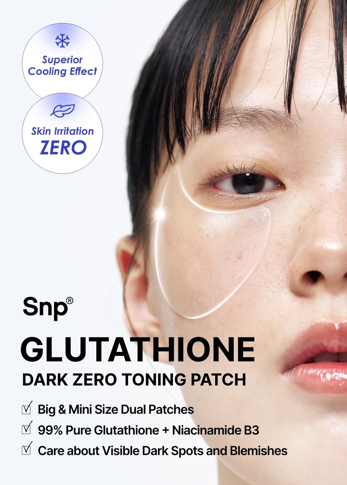 SNP 99 Glutathione Niacinamide B3 Eye Patch - SNP Official Imagery - 4