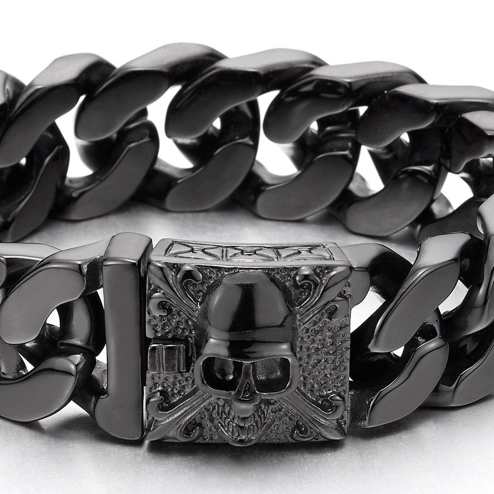 COOLSTEELANDBEYOND Mens Large Vintage Brushed Finishing - COOLSTEELANDBEYOND Official Imagery - 3