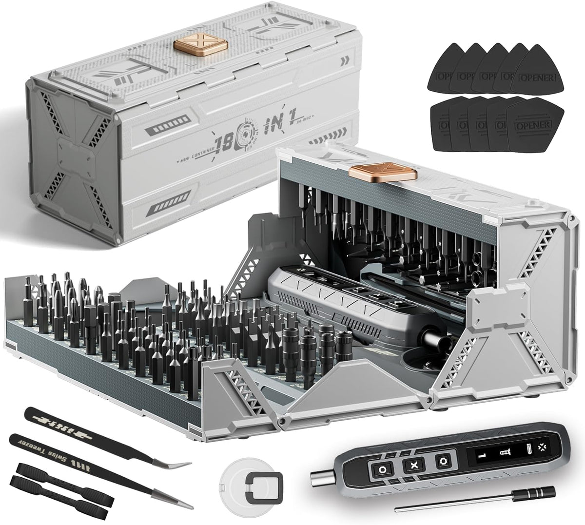 Electric Screwdriver Set 181 in 1 Cordless Screwdriver - ZNikoyidy Official Imagery - 2