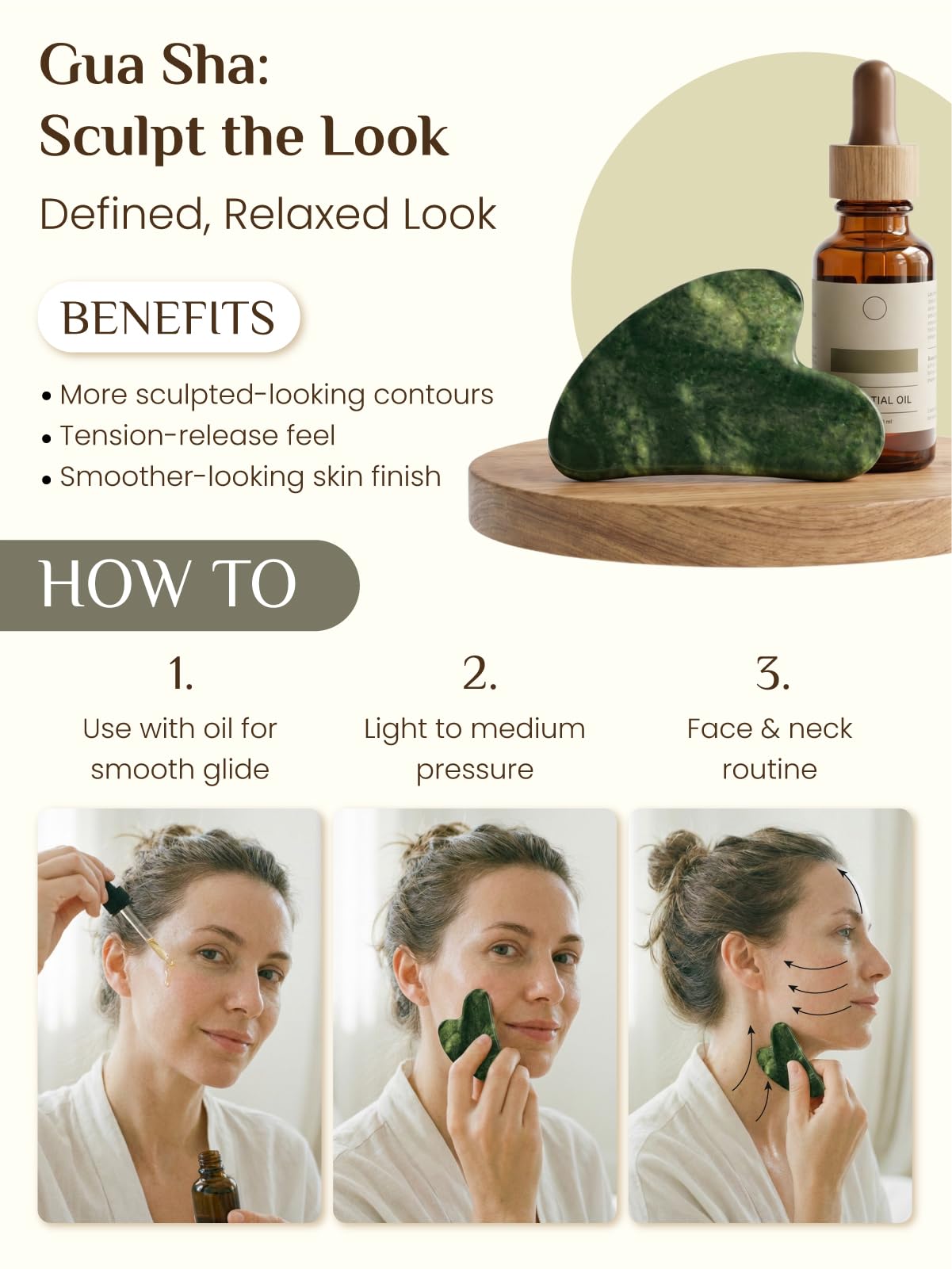 Rena Chris 7-in-1 facial skin care tools set with gua sha face roller and various massage tools for skincare routines.