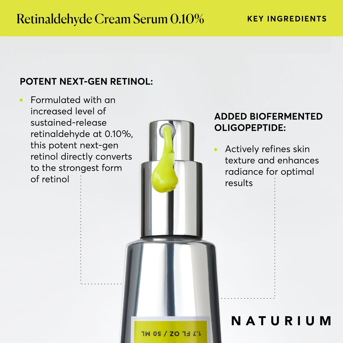 Naturium Retinaldehyde Cream Serum 0 10 Face Neck and Chest - Naturium Official Imagery - 7