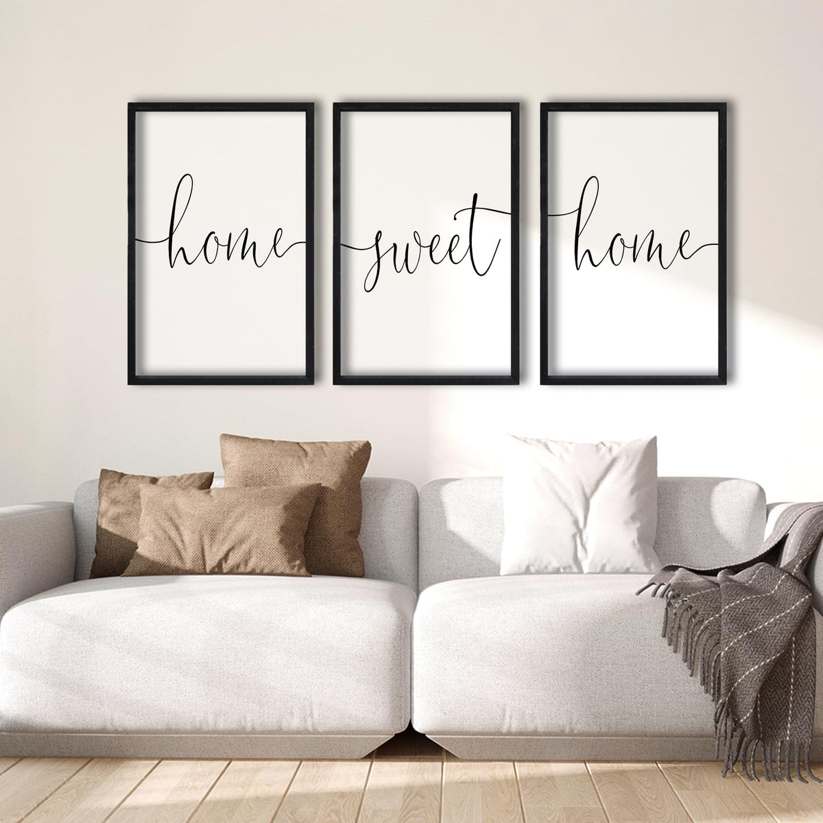 RLWangChao Home Sweet Home Sign Set of 3 Wall Art Decor 16 - RLWangChao Official Imagery - 4